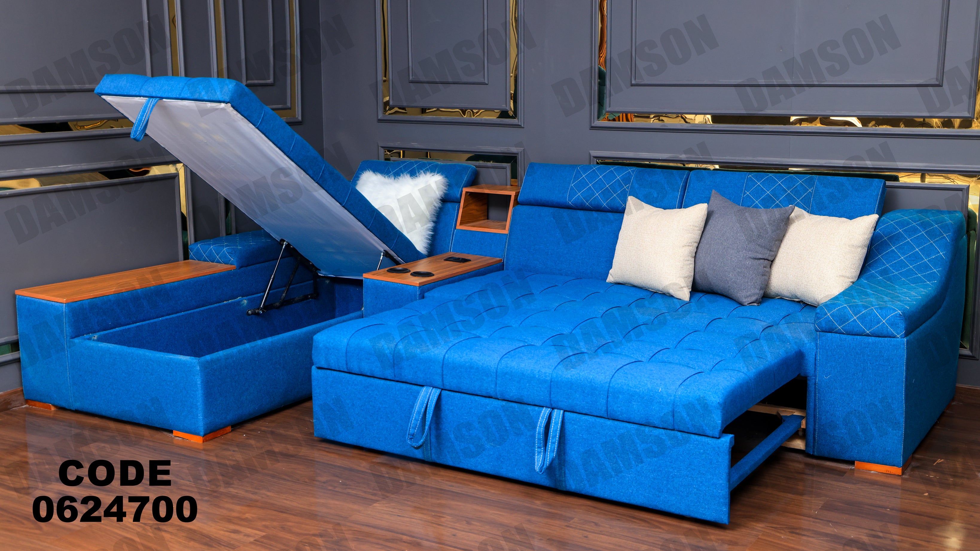 ركنة سرير وسحارة 247 - Damson Furnitureركنة سرير وسحارة 247