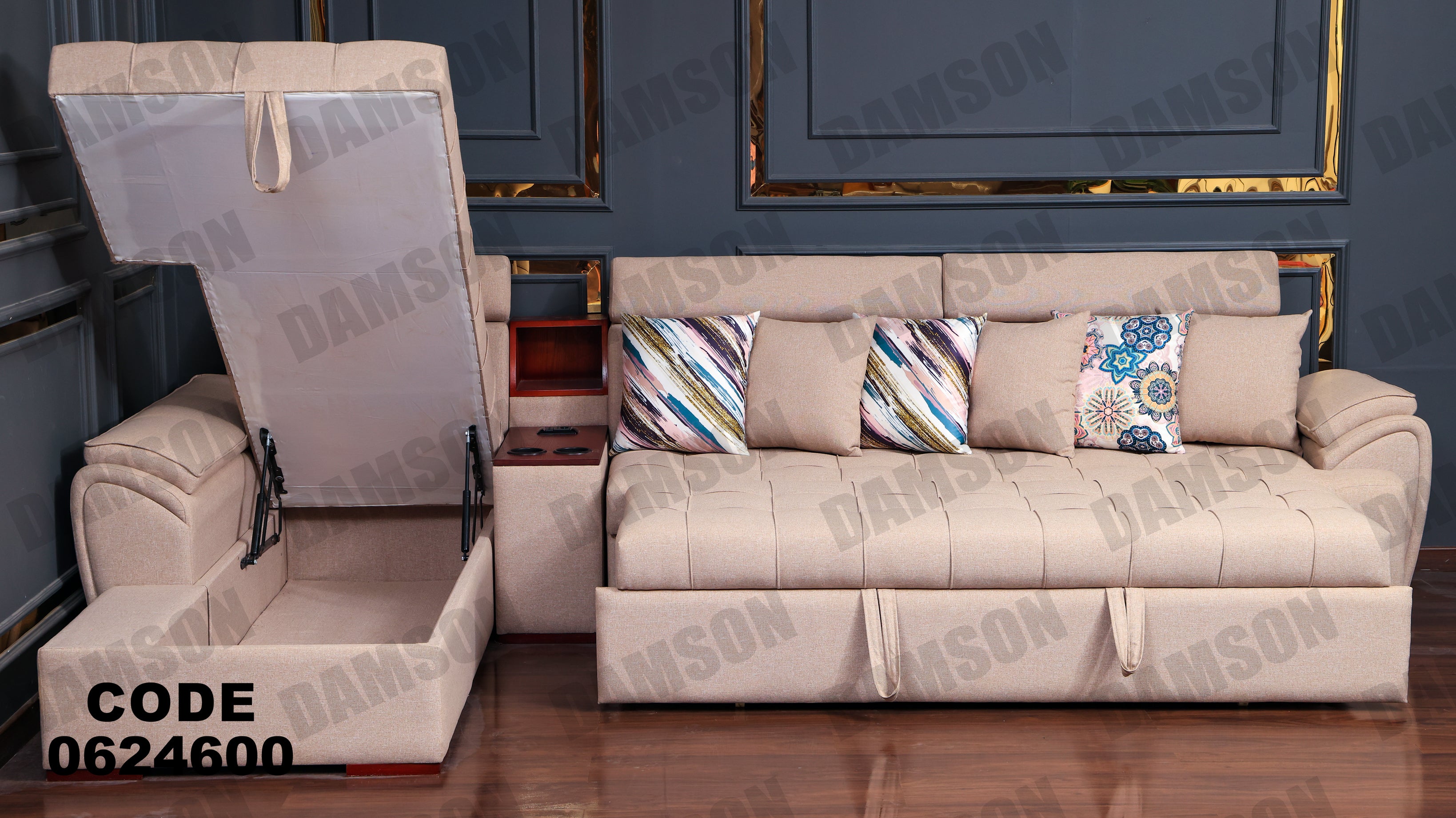 ركنة سرير وسحارة 246 - Damson Furnitureركنة سرير وسحارة 246