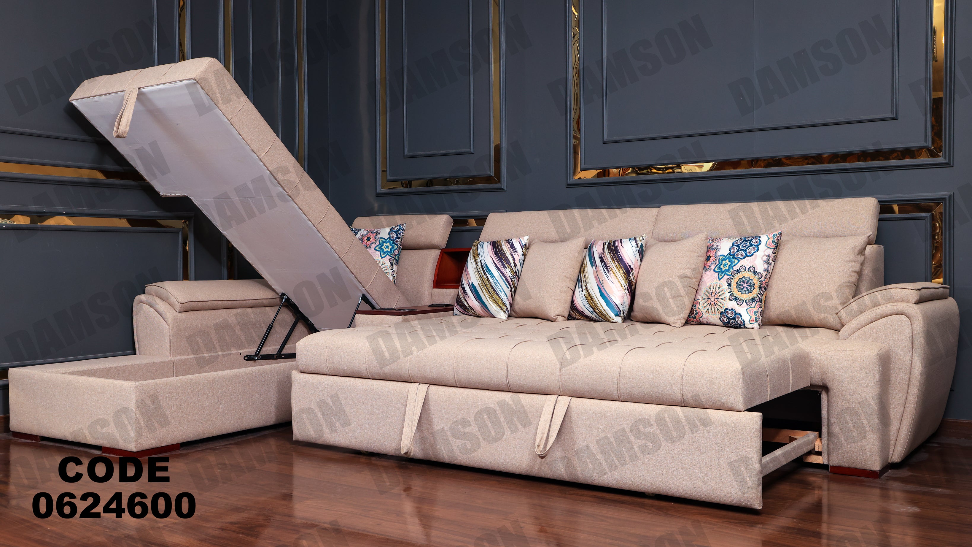 ركنة سرير وسحارة 246 - Damson Furnitureركنة سرير وسحارة 246