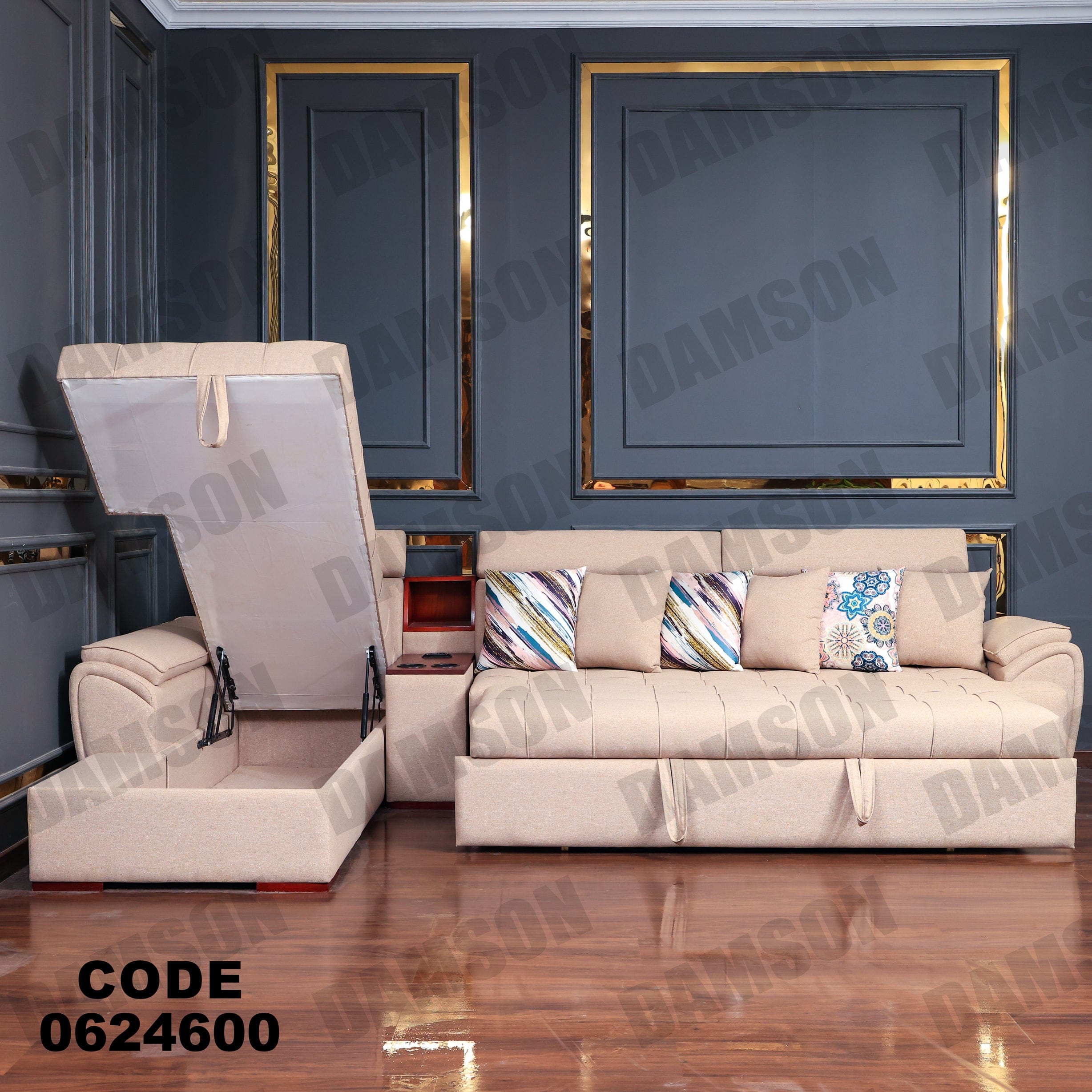 ركنة سرير وسحارة 246 - Damson Furnitureركنة سرير وسحارة 246