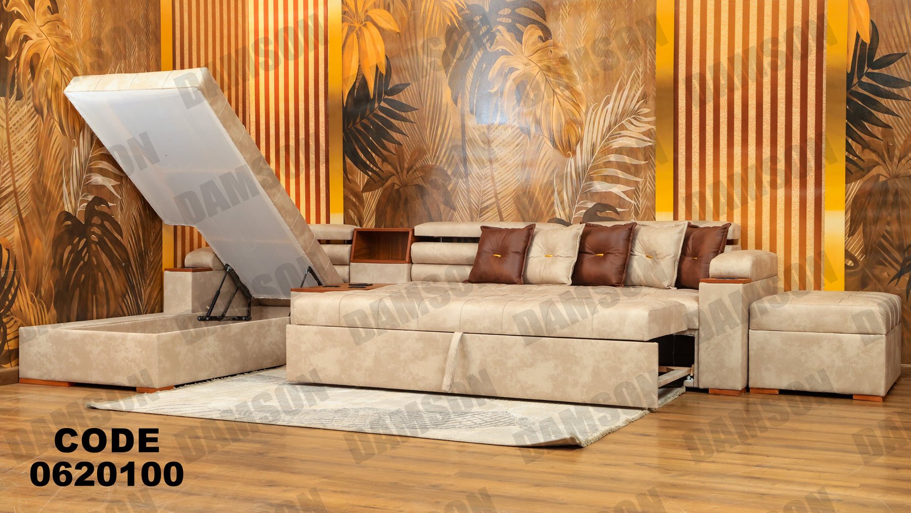 ركنة سرير وسحارة 201 - Damson Furnitureركنة سرير وسحارة 201