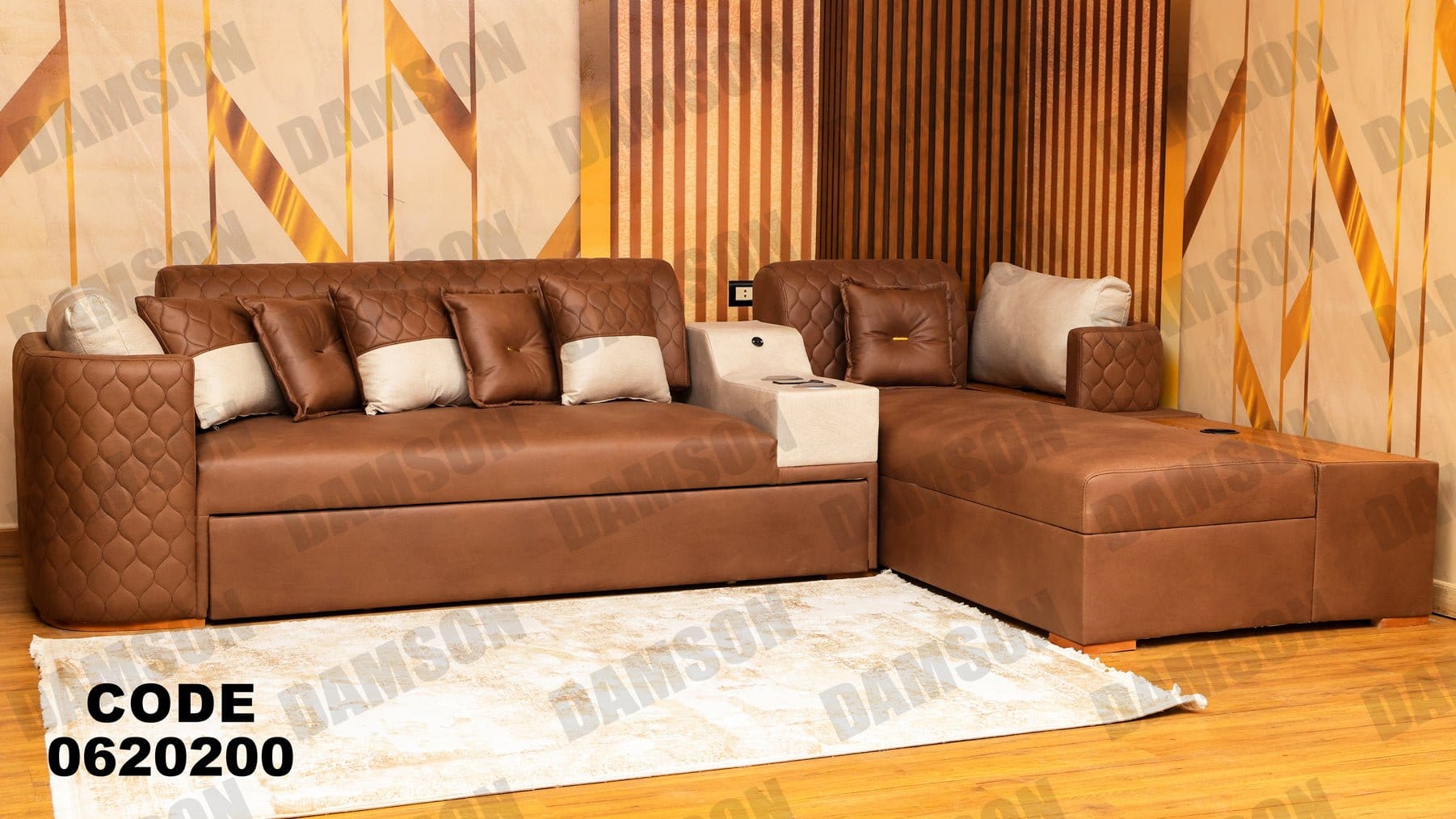 ركنة سرير وسحارة 202 - Damson Furnitureركنة سرير وسحارة 202