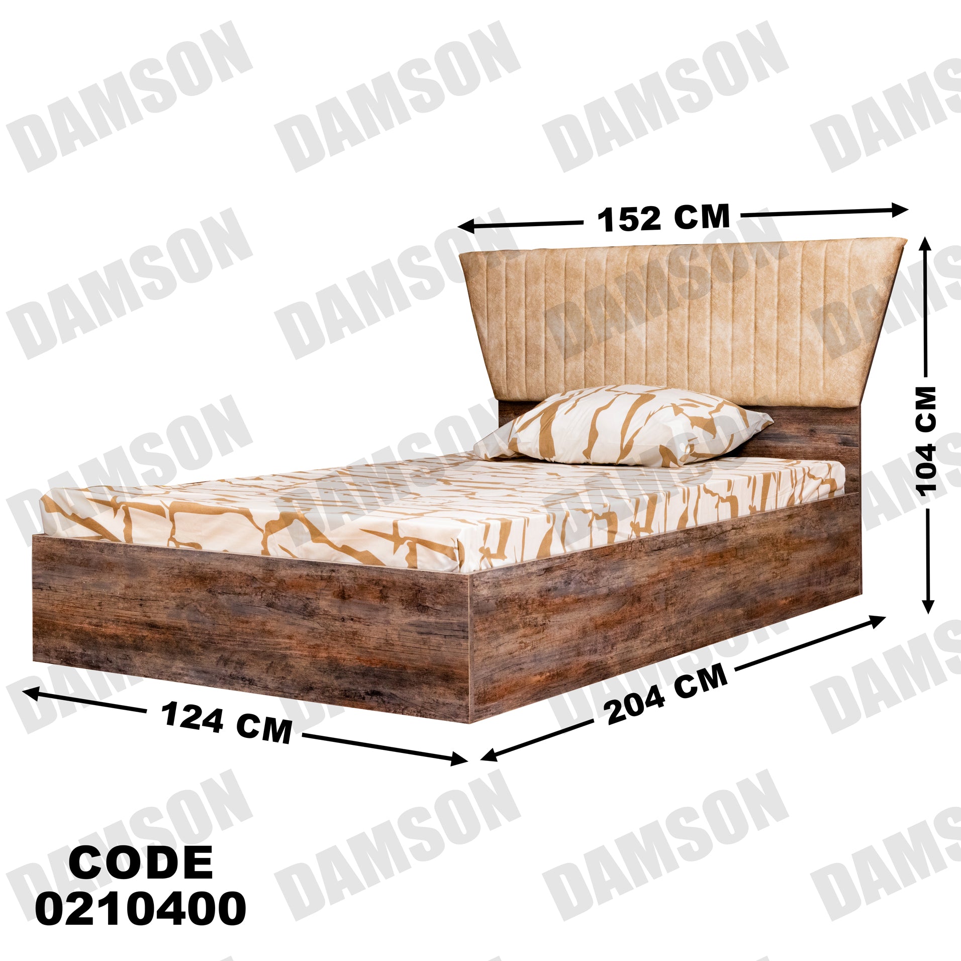 سرير اطفال 104 - Damson Furnitureسرير اطفال 104