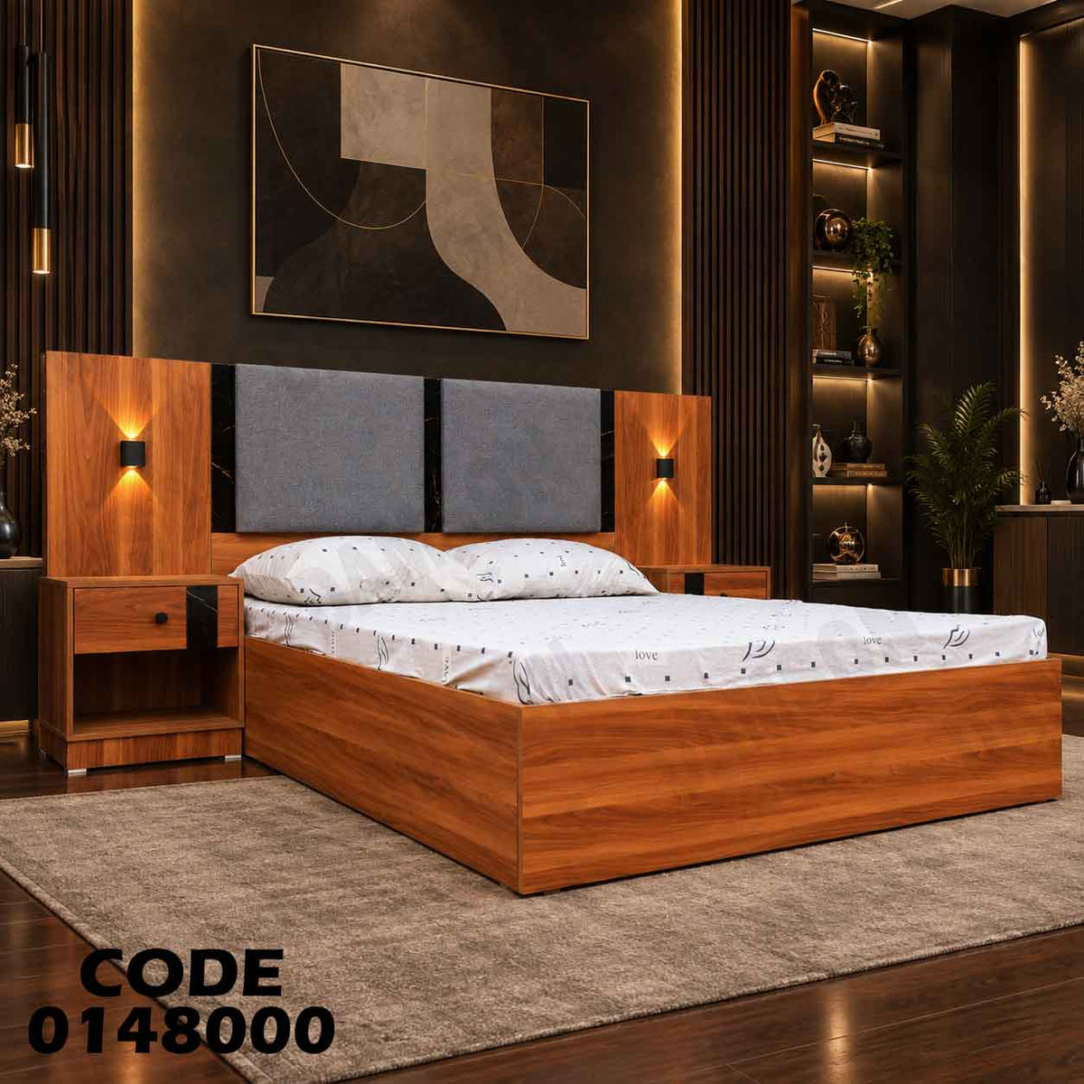 سرير غرفة نوم ماستر 480 مودرن - دامسون للأثاث