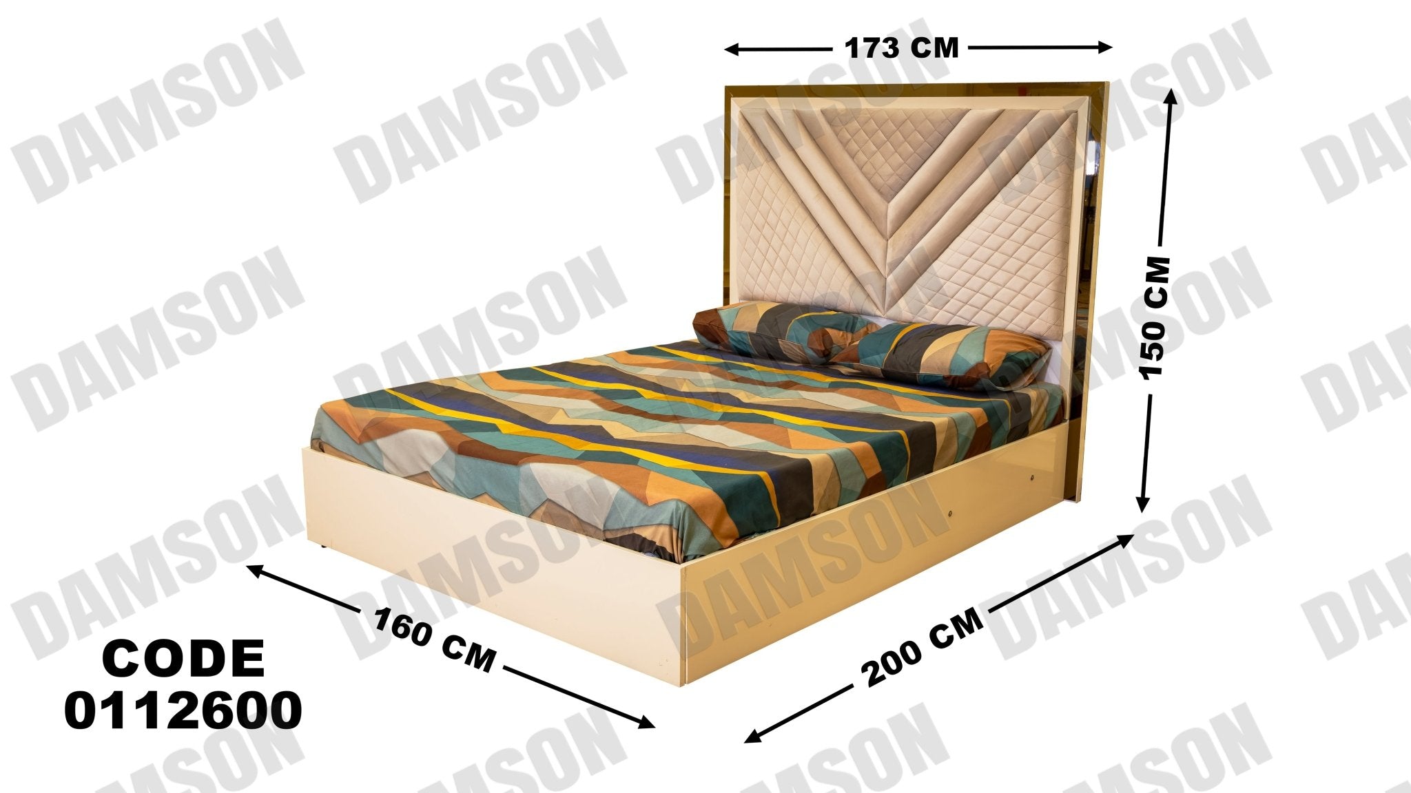 غرفة نوم ماستر 126 - Damson Furnitureغرفة نوم ماستر 126