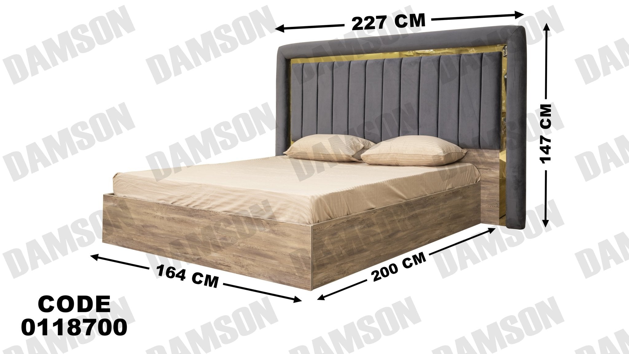 غرفة نوم ماستر 187 - Damson Furnitureغرفة نوم ماستر 187