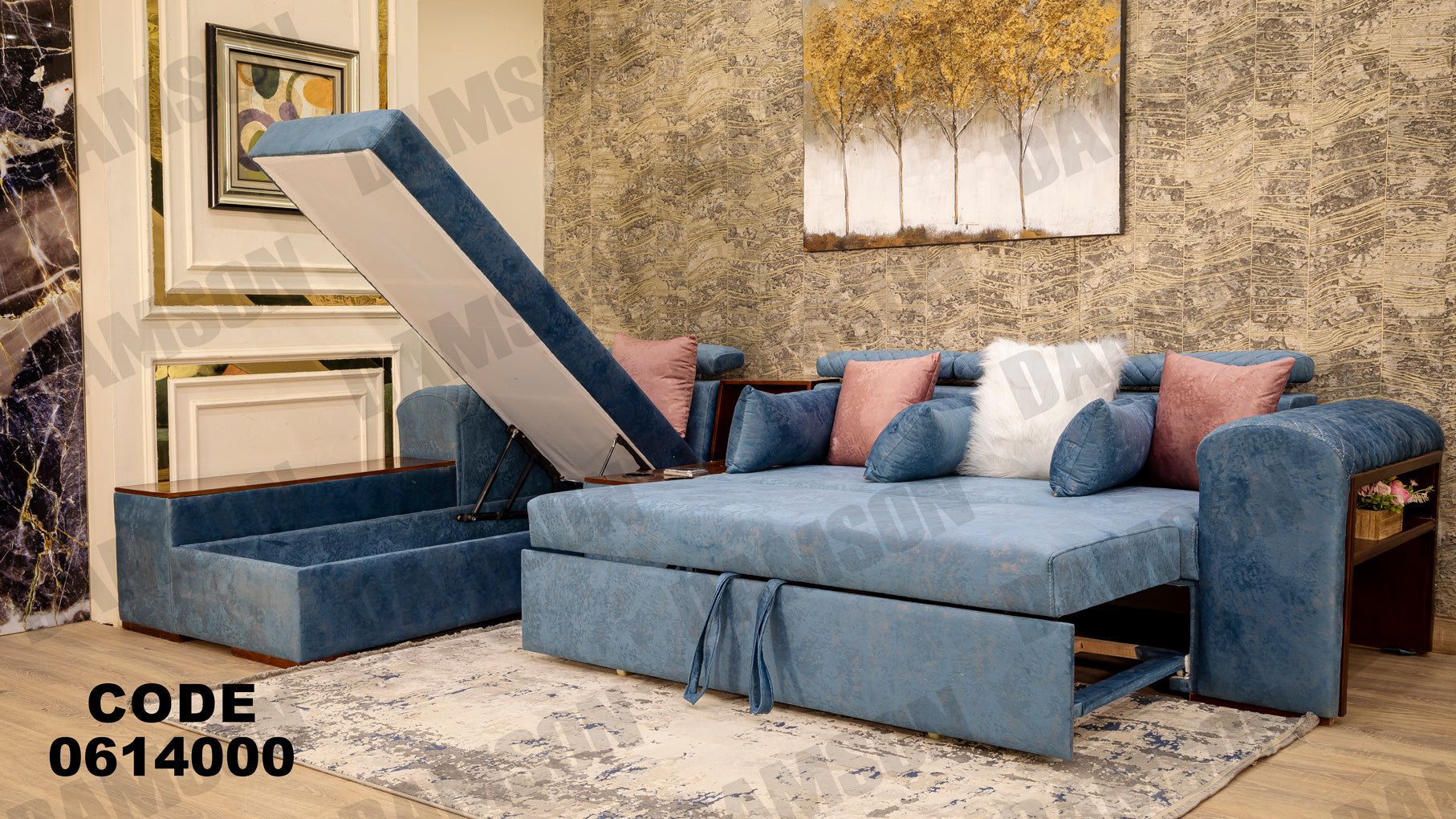 ركنة سرير و سحارة 140 - Damson Furnitureركنة سرير و سحارة 140