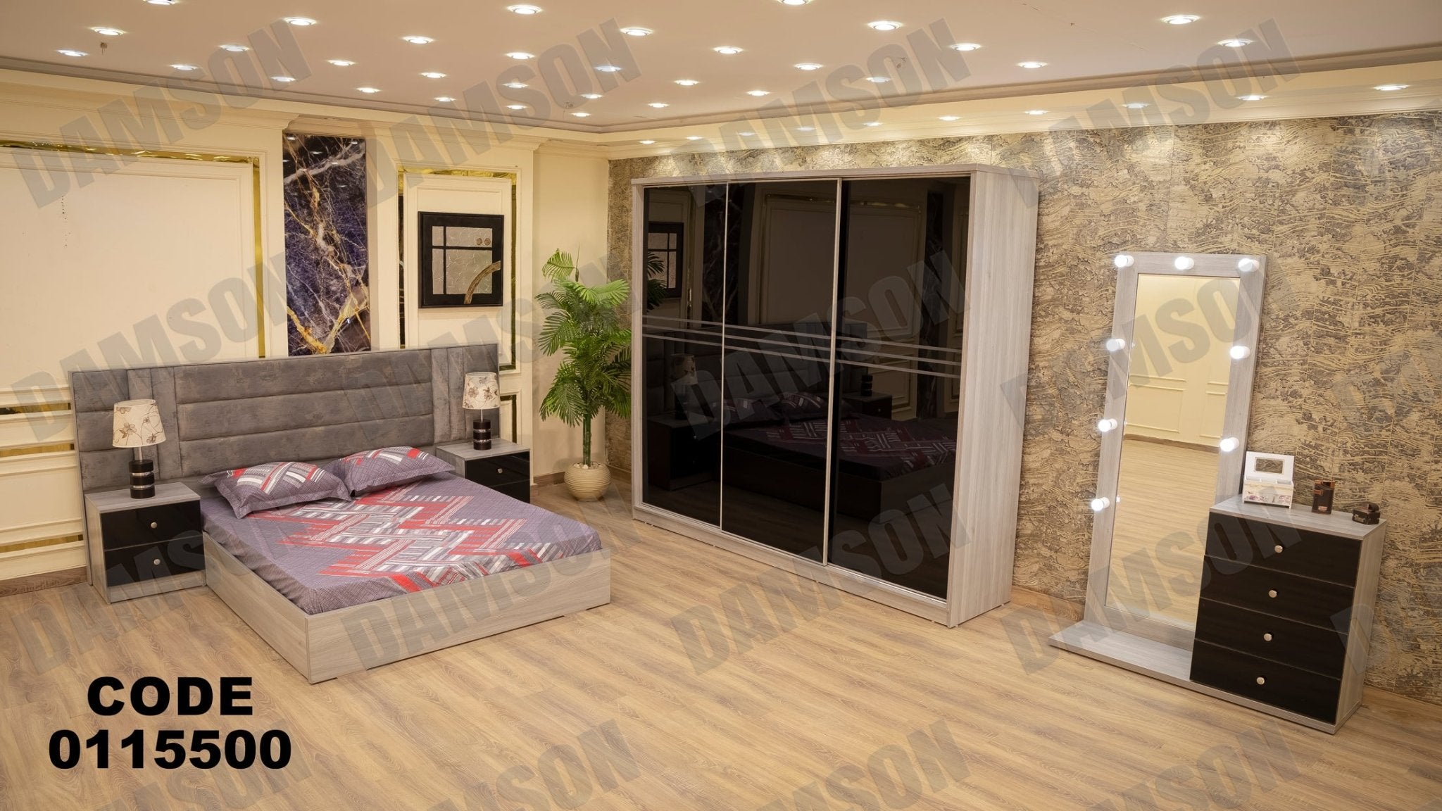غرفة نوم ماستر 155 - Damson Furnitureغرفة نوم ماستر 155