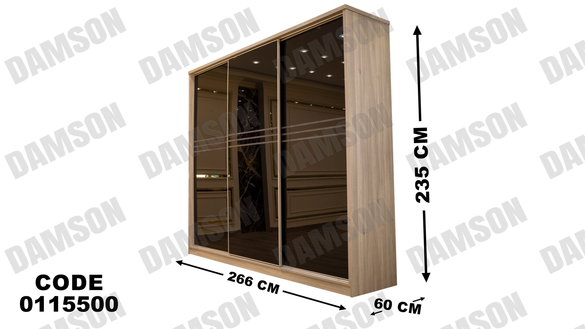 غرفة نوم ماستر 155 - Damson Furnitureغرفة نوم ماستر 155