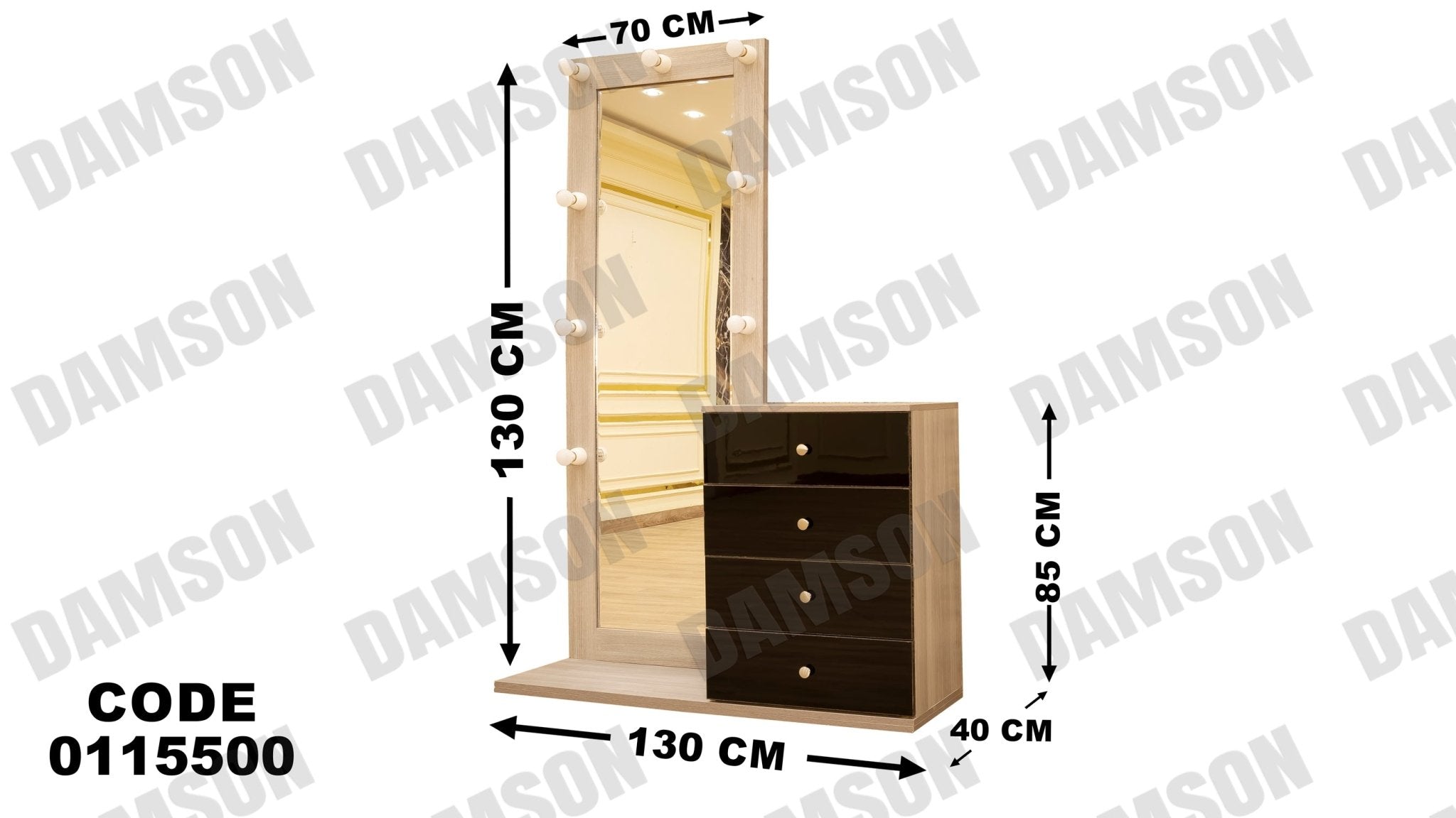 غرفة نوم ماستر 155 - Damson Furnitureغرفة نوم ماستر 155