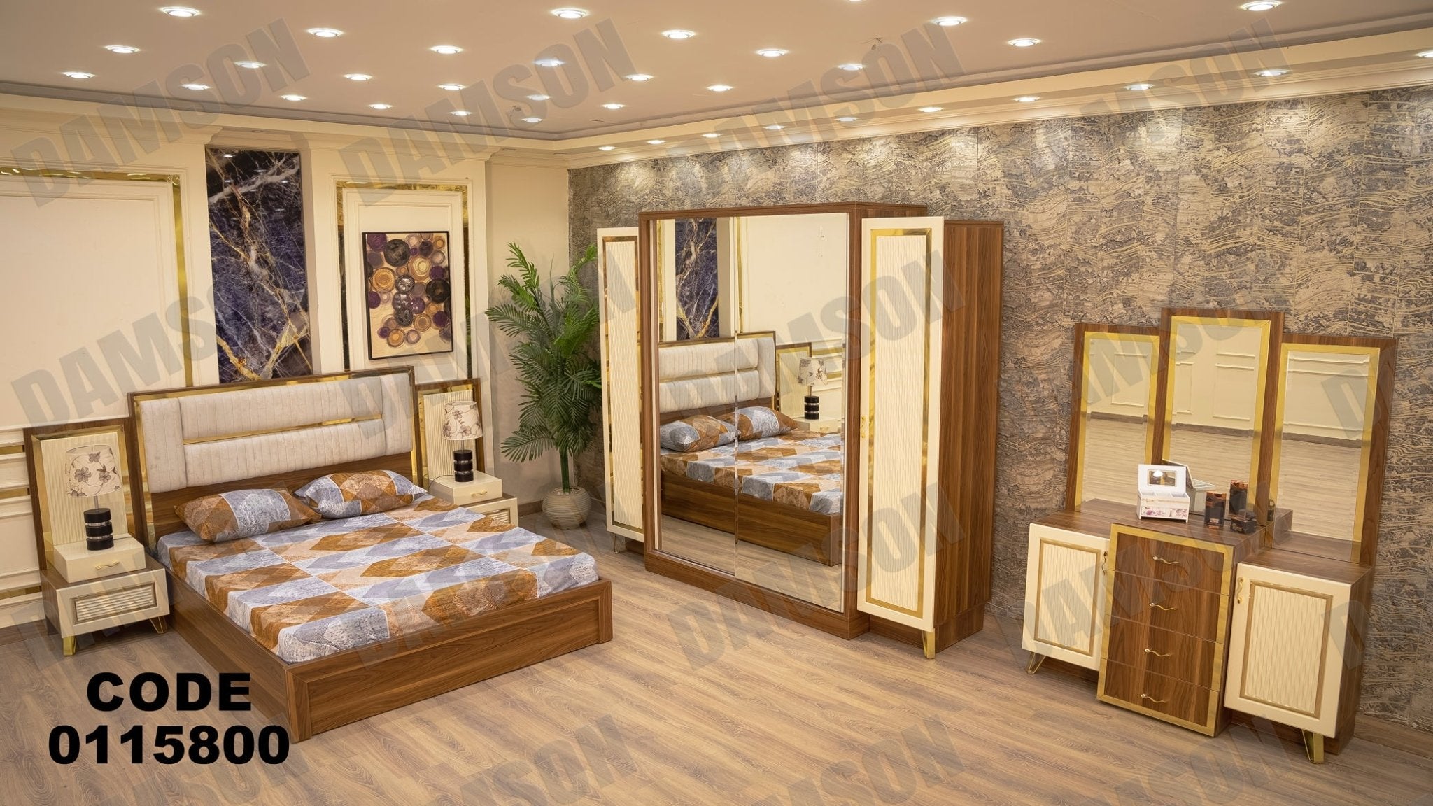 غرفة نوم ماستر 158 - Damson Furnitureغرفة نوم ماستر 158
