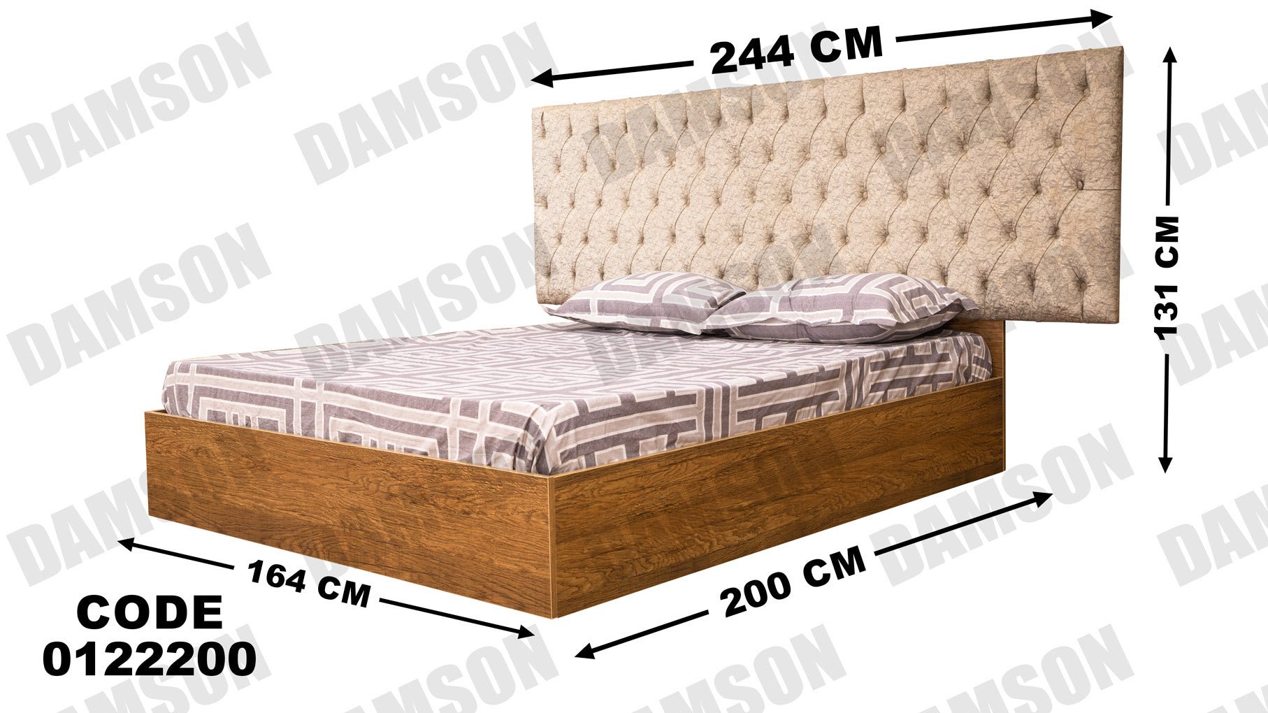 غرفة نوم ماستر 222 - Damson Furnitureغرفة نوم ماستر 222