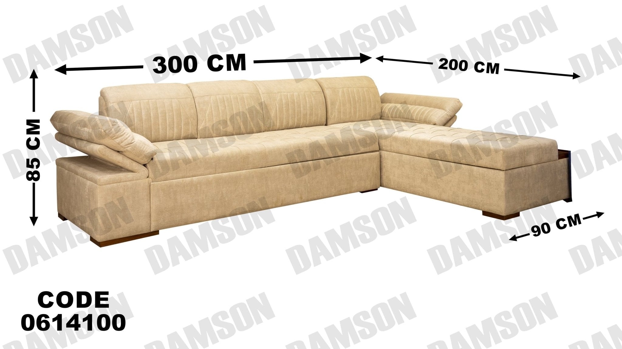 ركنة سرير و سحارة 141 - Damson Furnitureركنة سرير و سحارة 141
