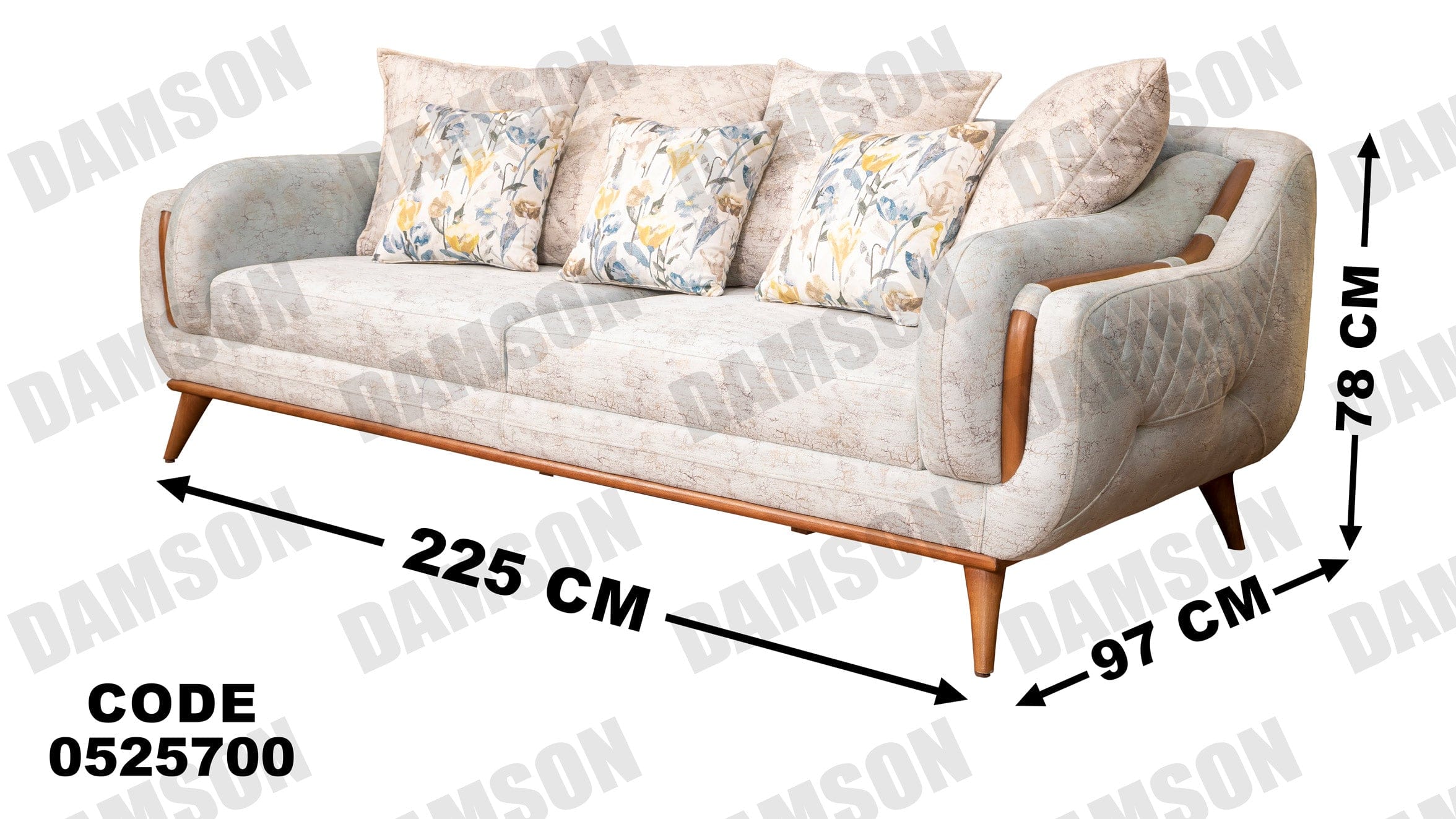 كنبة 3-257 - Damson Furnitureكنبة 3-257