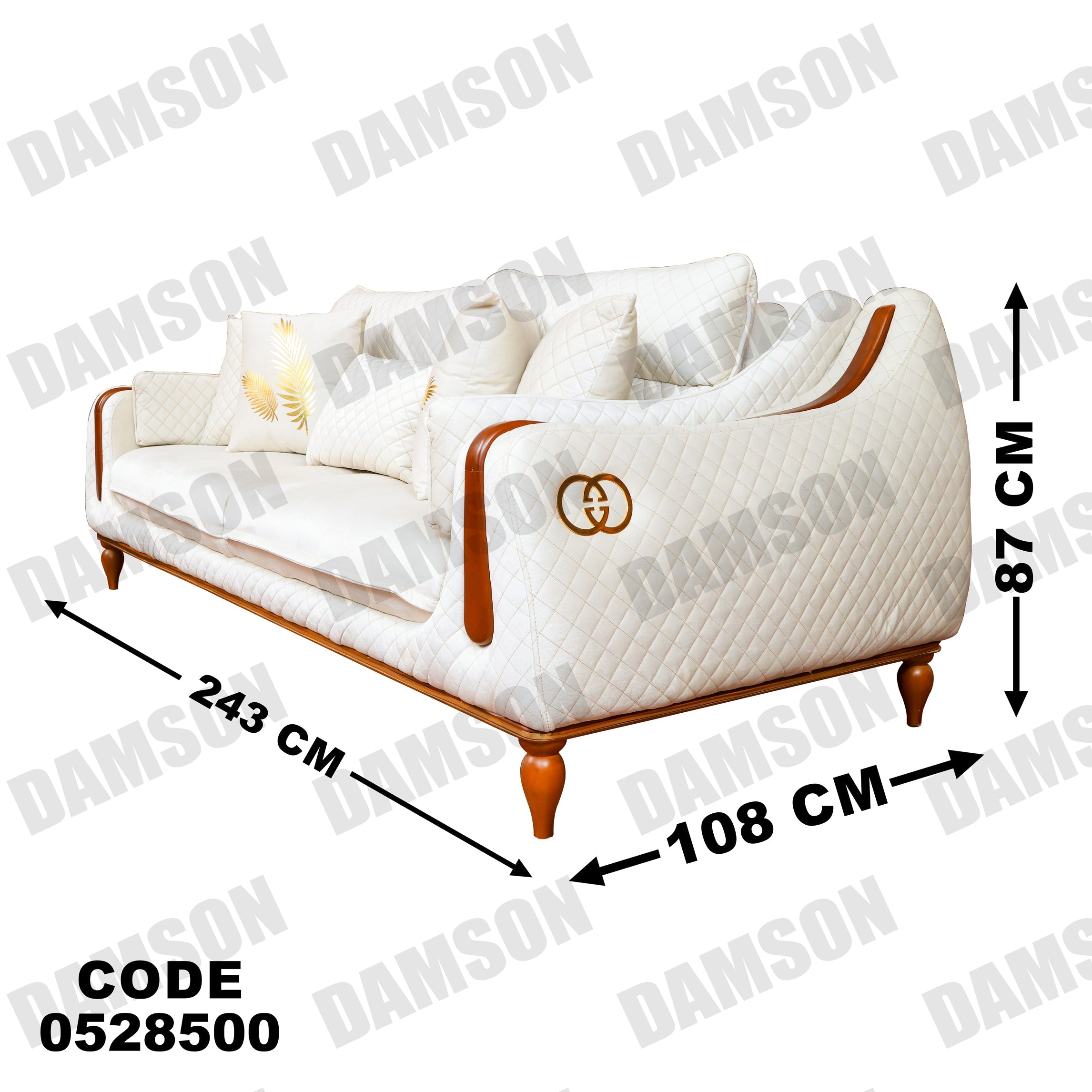 كنبة 3-285 - Damson Furnitureكنبة 3-285