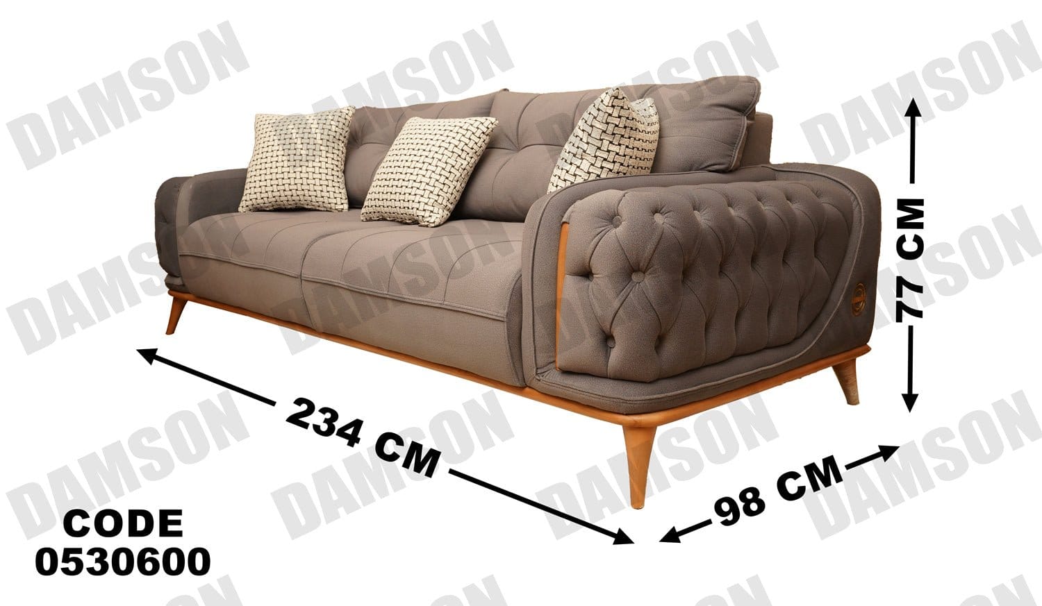كنبة 3-306 - Damson Furnitureكنبة 3-306