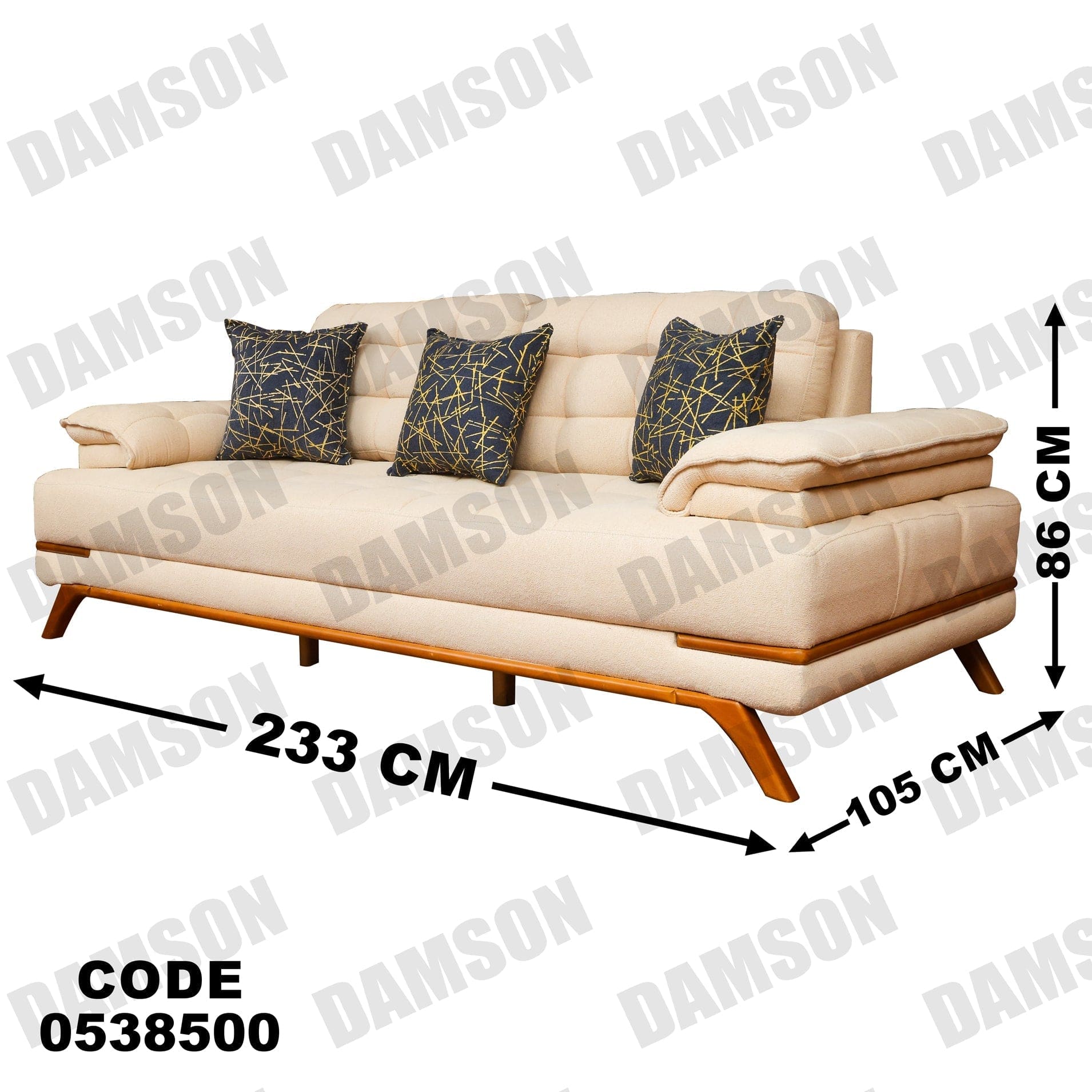 كنبة 3-385 - Damson Furnitureكنبة 3-385