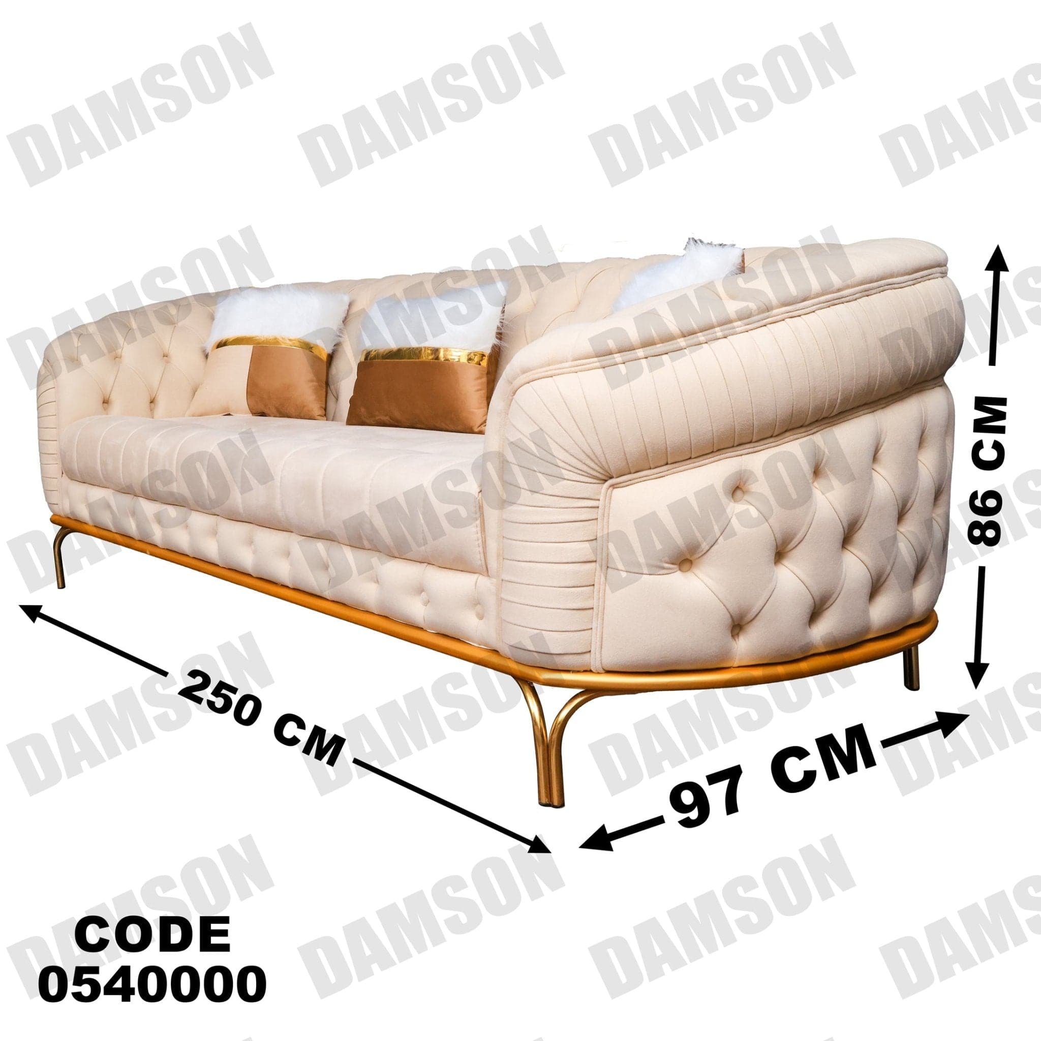 كنبة 3-400 - Damson Furnitureكنبة 3-400