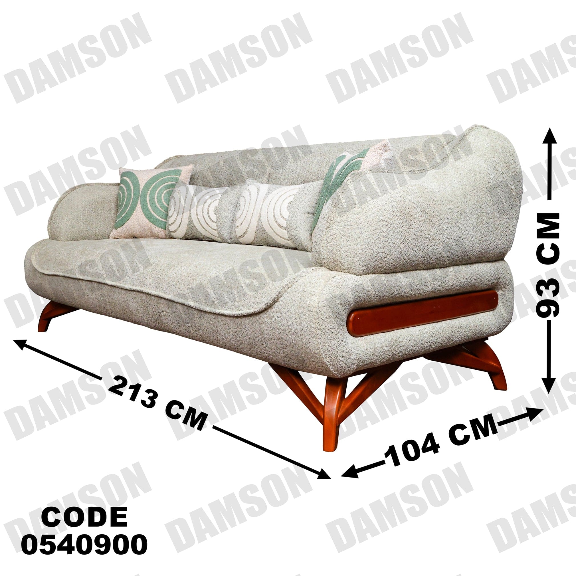 كنبة 3-409 - Damson Furnitureكنبة 3-409