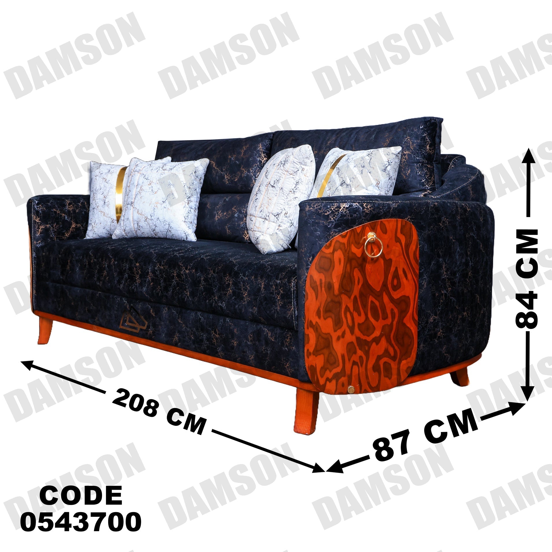 كنبة 3-437 - Damson Furnitureكنبة 3-437