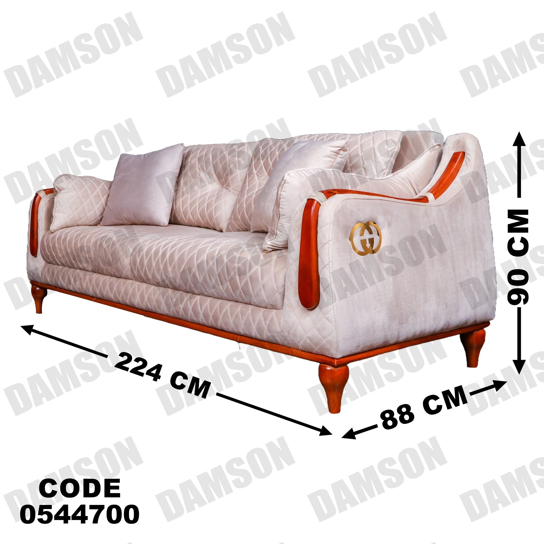 كنبة 3-447 - Damson Furnitureكنبة 3-447
