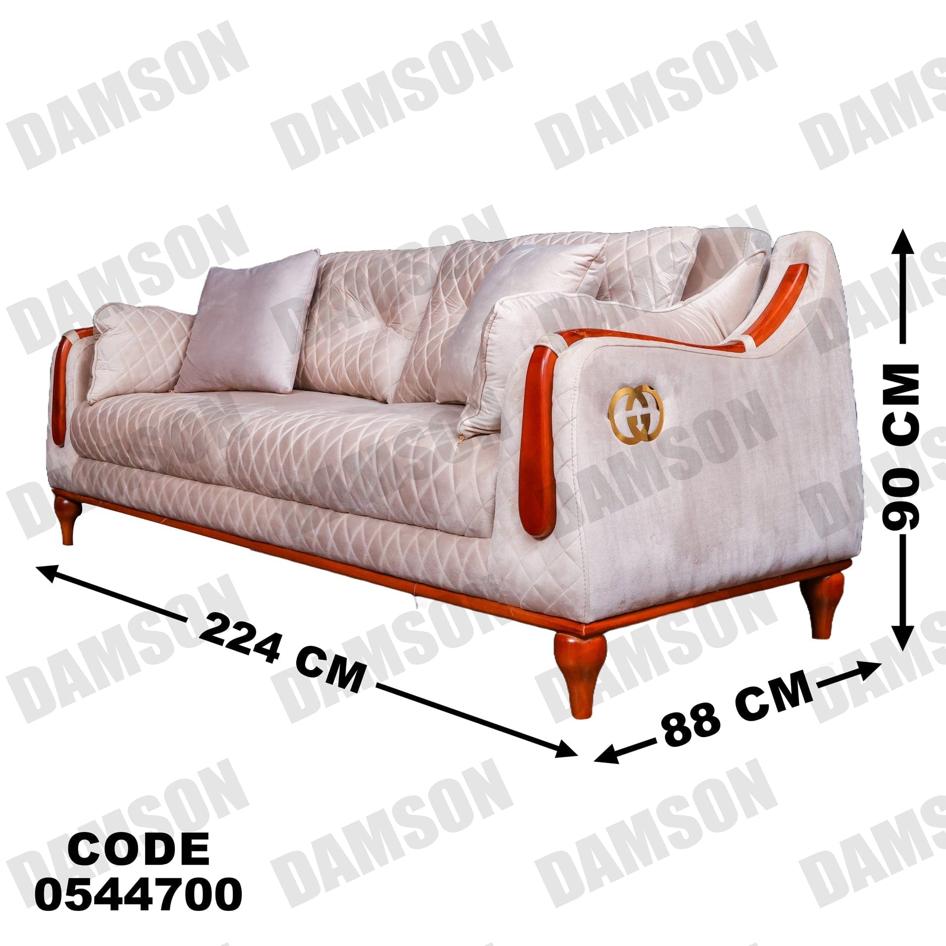 كنبة 3-447 - Damson Furnitureكنبة 3-447