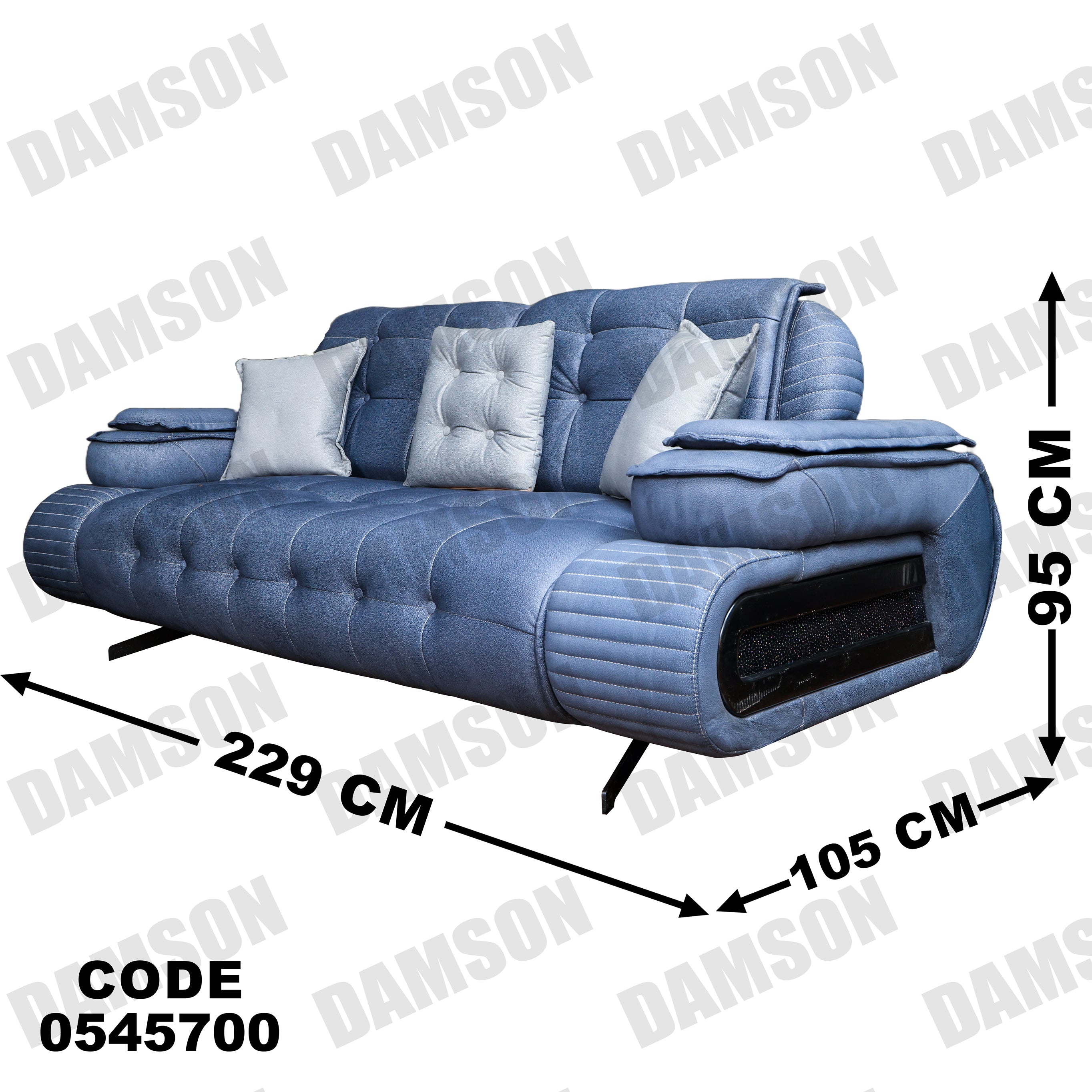 كنبة 3-457 - Damson Furnitureكنبة 3-457