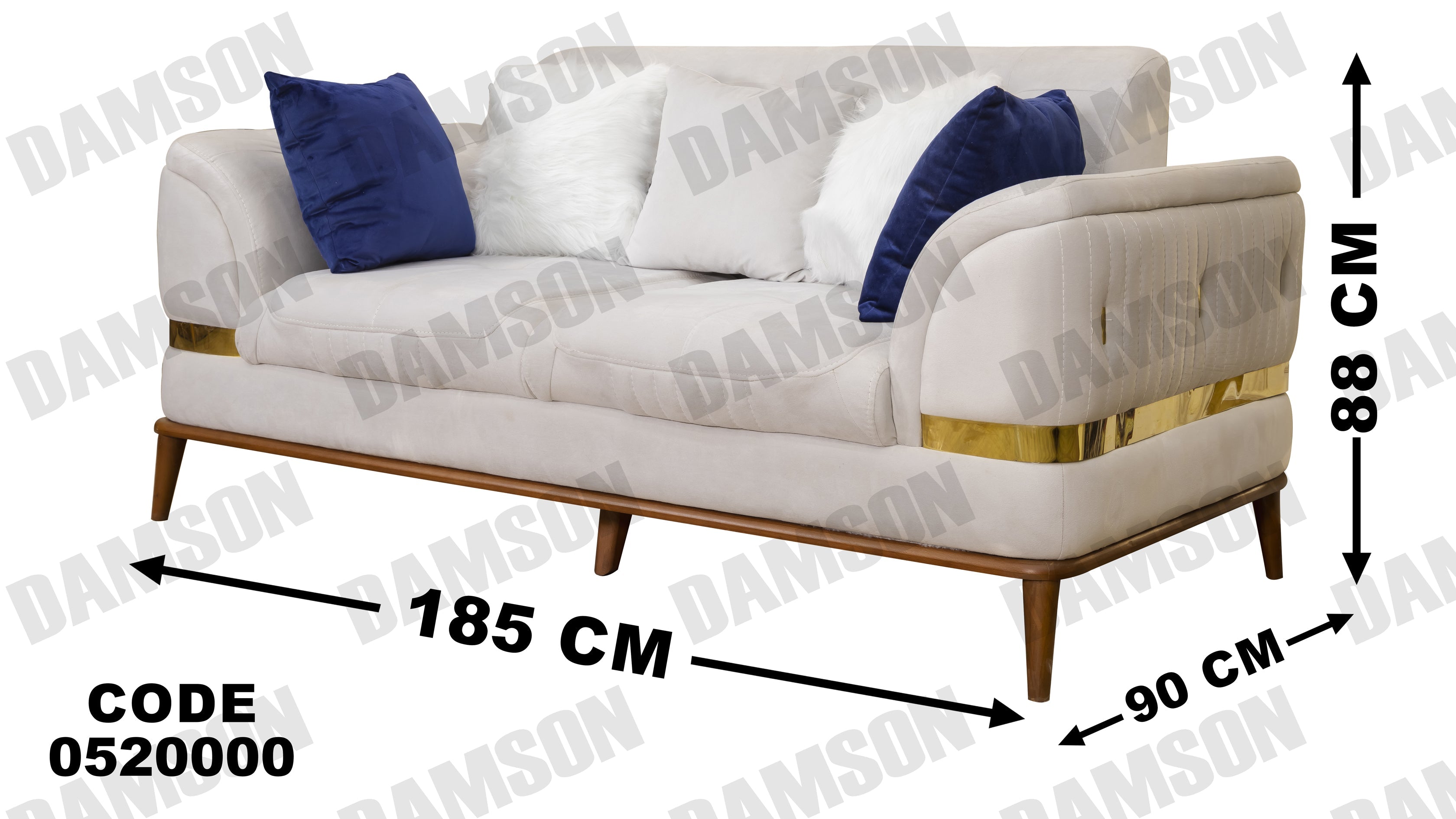 كنبة 4-200 - Damson Furnitureكنبة 4-200