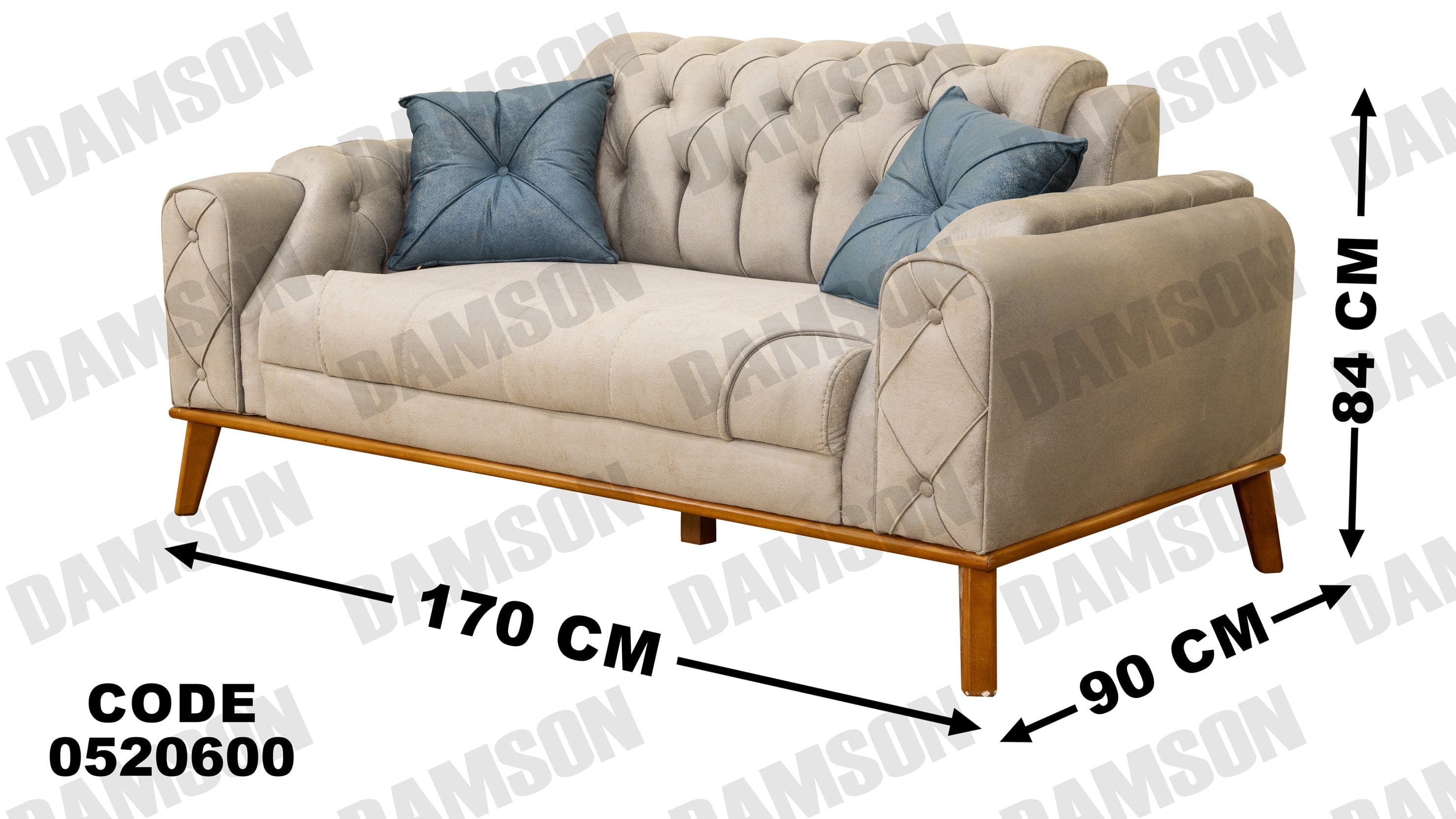 كنبة 4-206 - Damson Furnitureكنبة 4-206