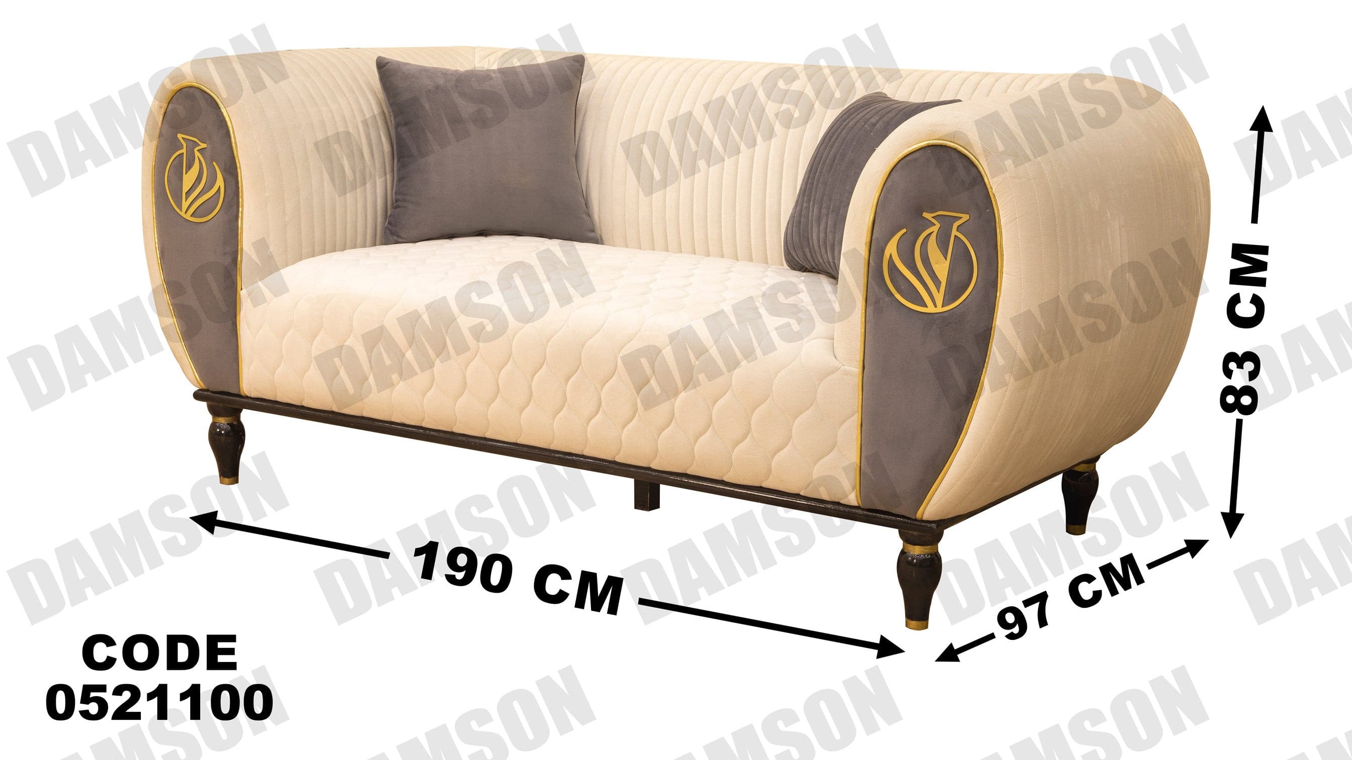 كنبة 4-211 - Damson Furnitureكنبة 4-211
