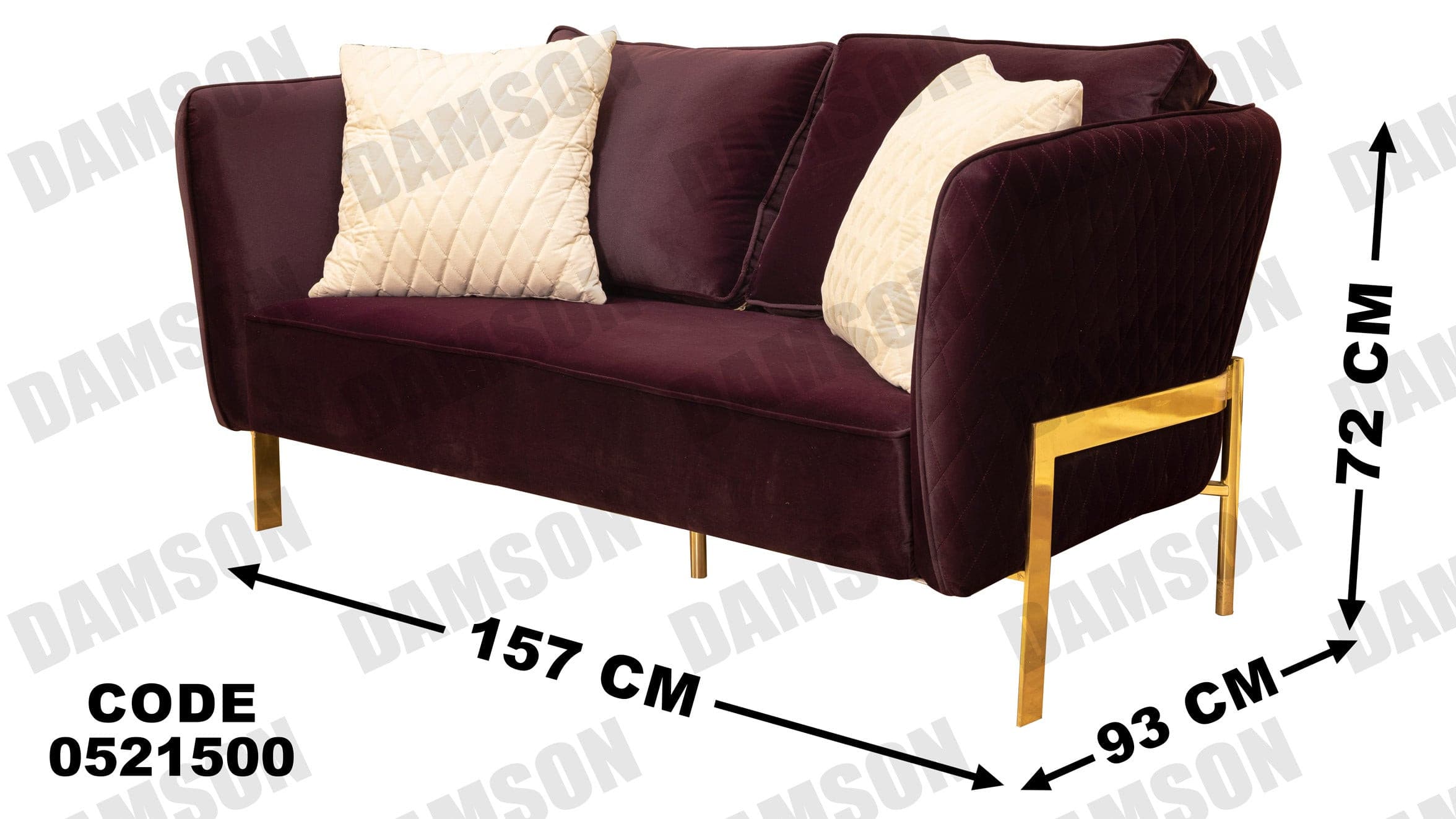 كنبة 4-215 - Damson Furnitureكنبة 4-215