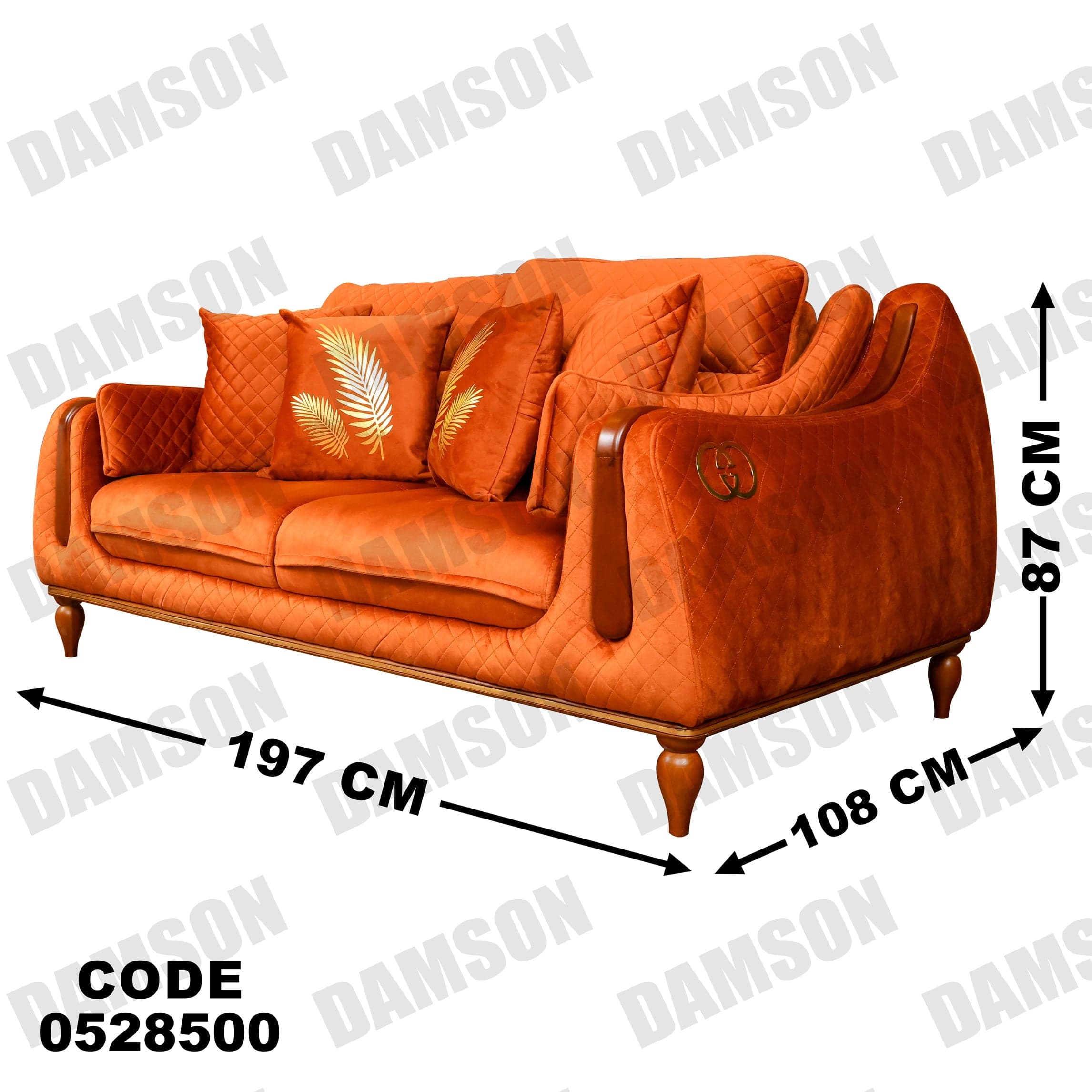 كنبة 4-285 - Damson Furnitureكنبة 4-285