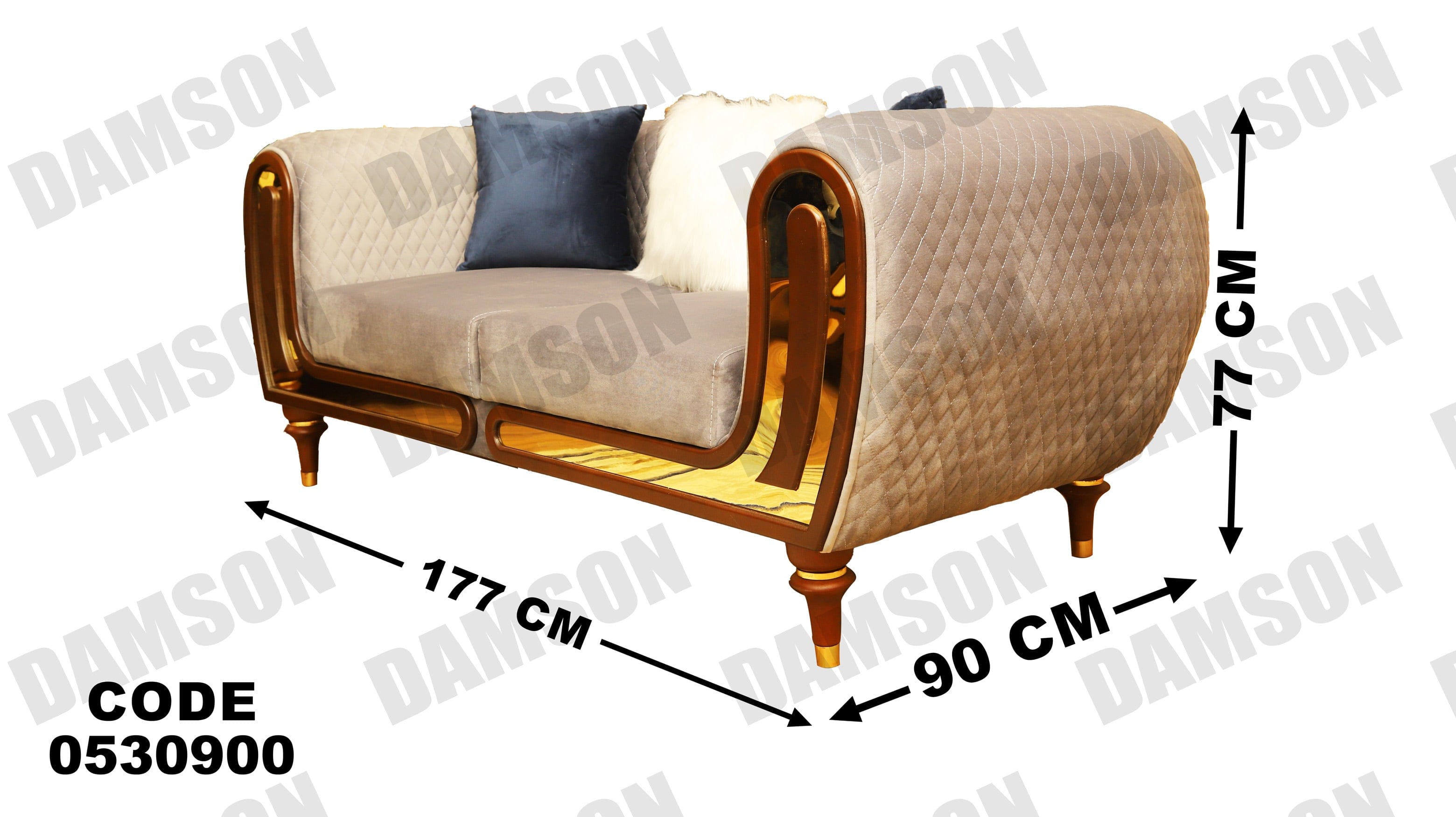 كنبة 4-309 - Damson Furnitureكنبة 4-309