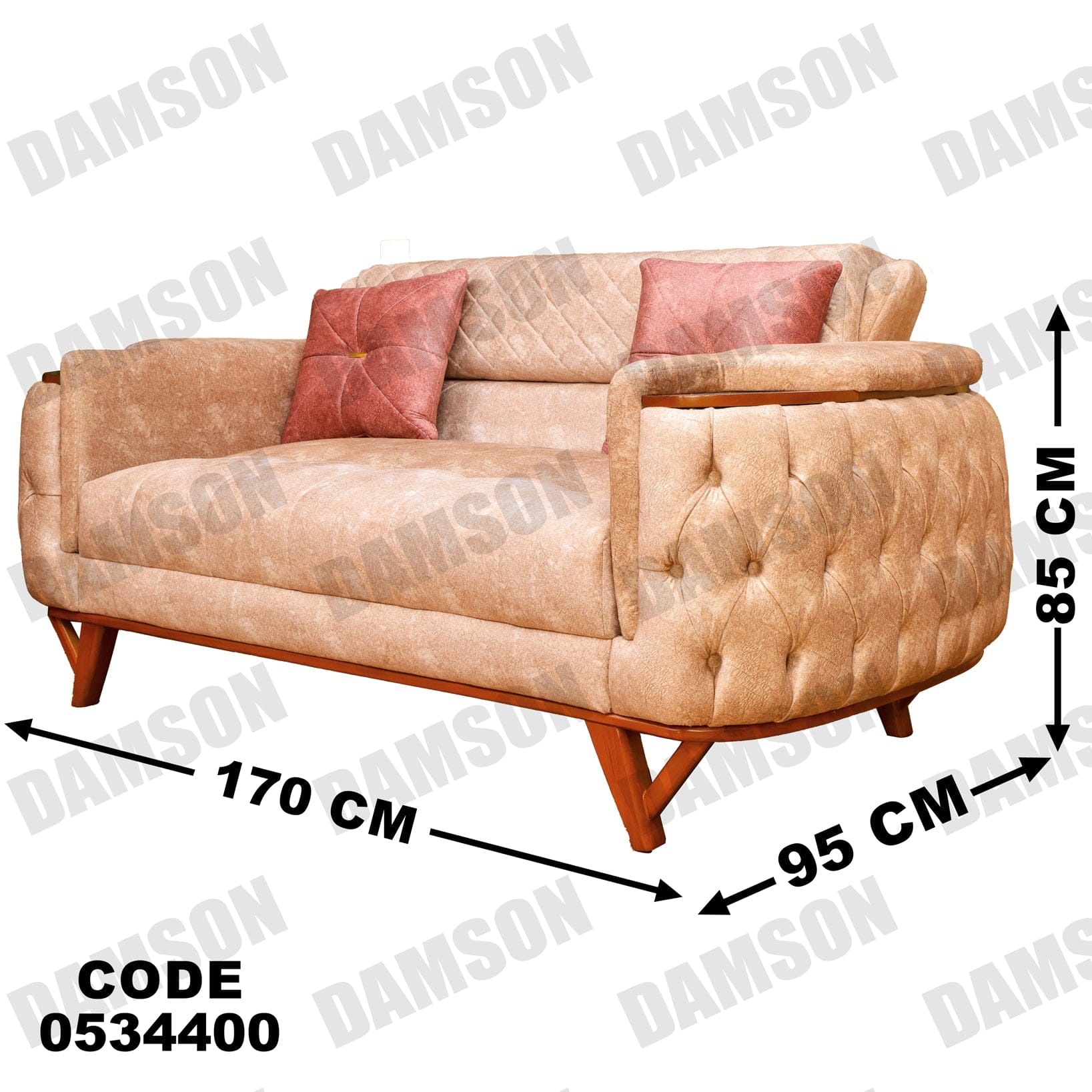كنبة 4-344 - Damson Furnitureكنبة 4-344