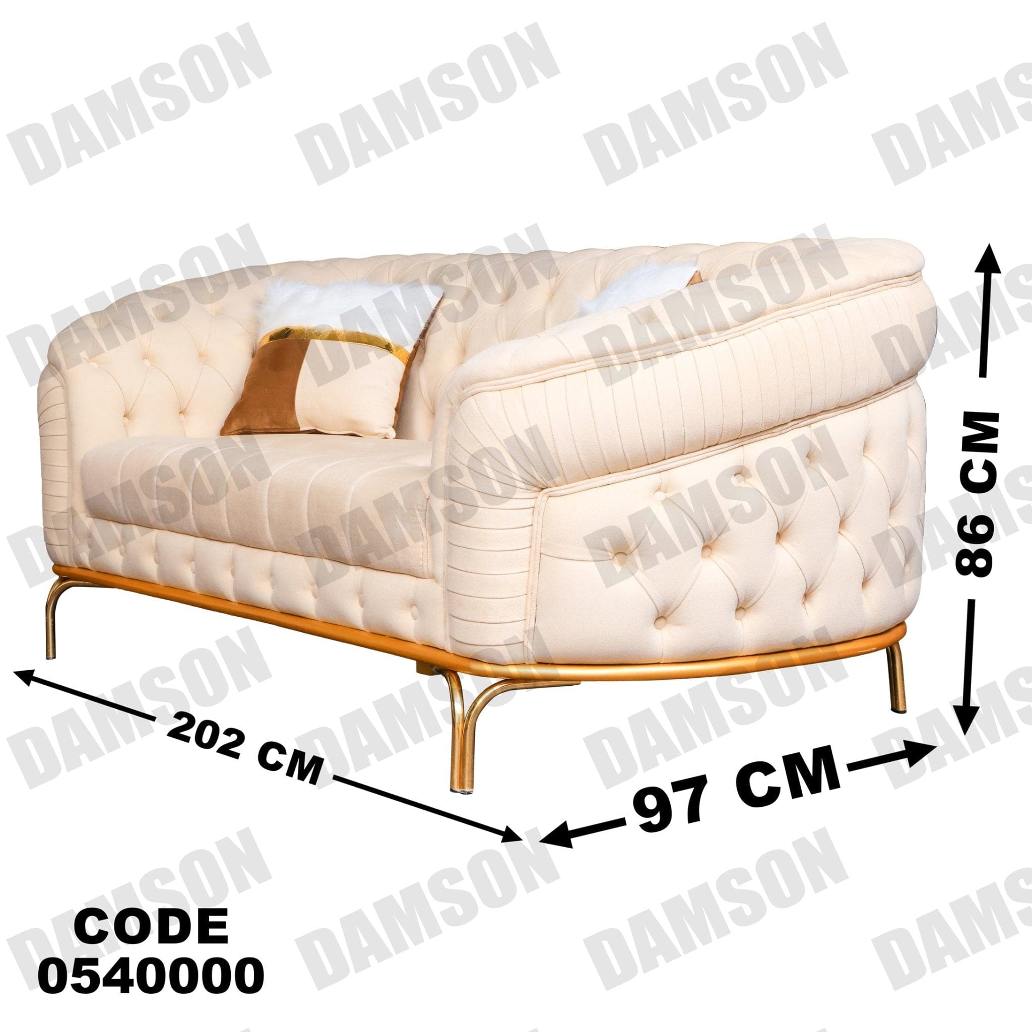 كنبة 4-400 - Damson Furnitureكنبة 4-400