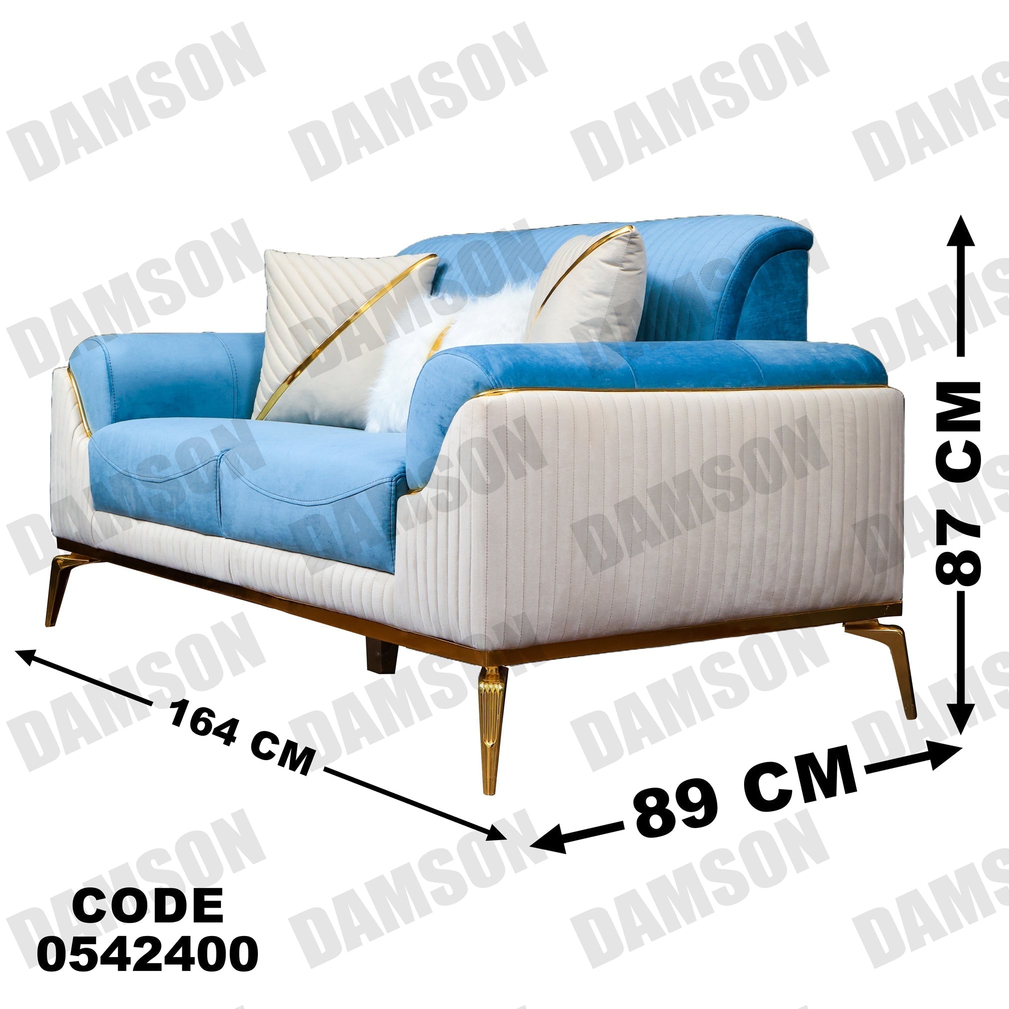كنبة 4-424 - Damson Furnitureكنبة 4-424