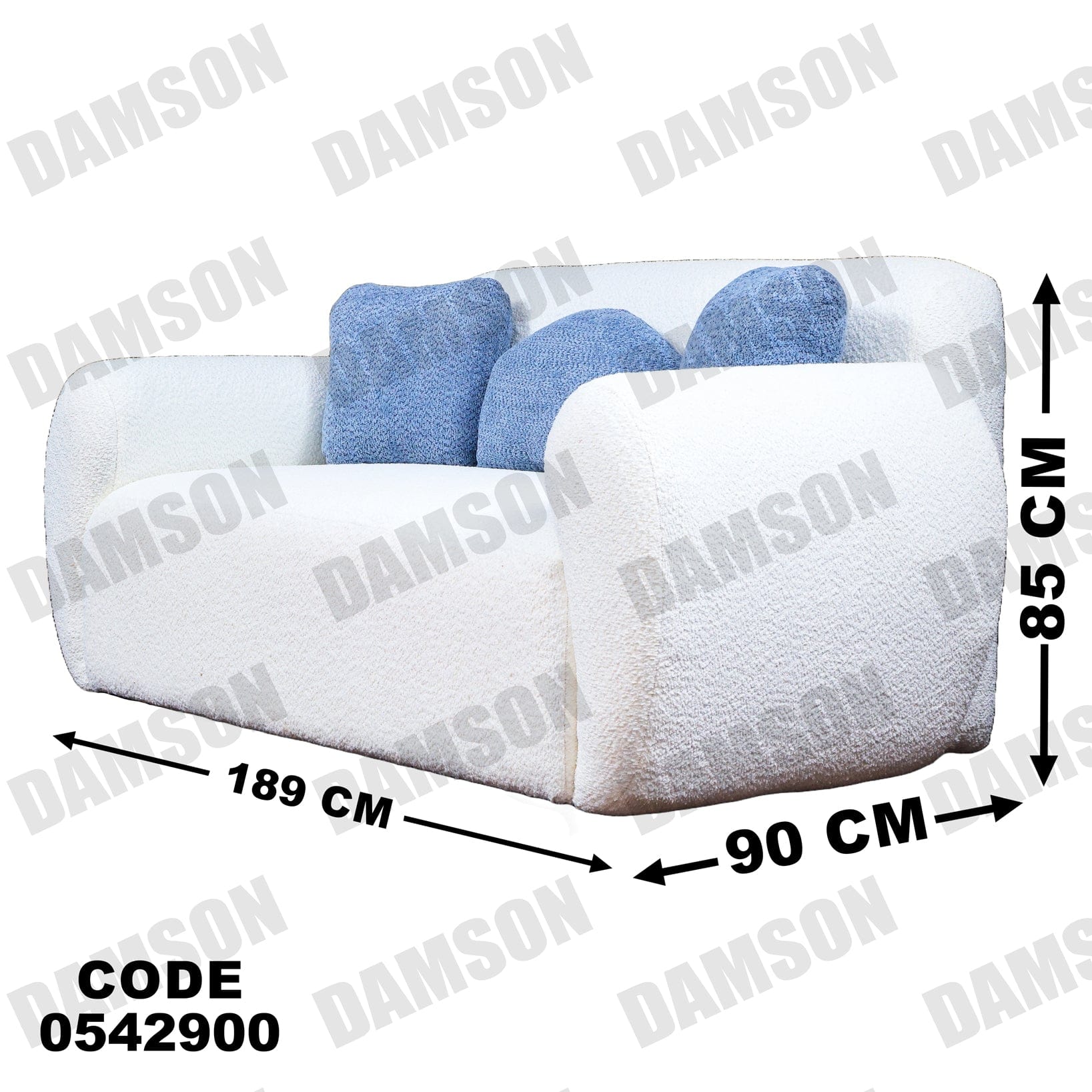 كنبة 4-429 - Damson Furnitureكنبة 4-429