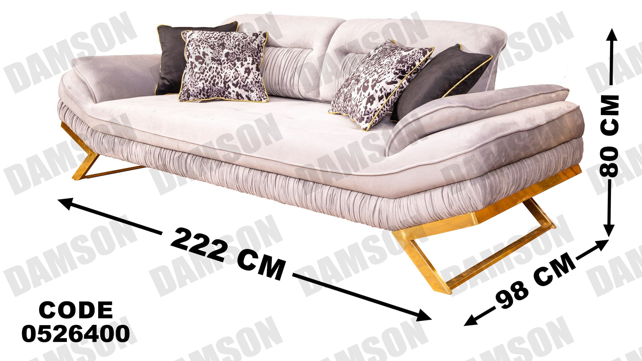 كنبة سرير 3-264 - Damson Furnitureكنبة سرير 3-264