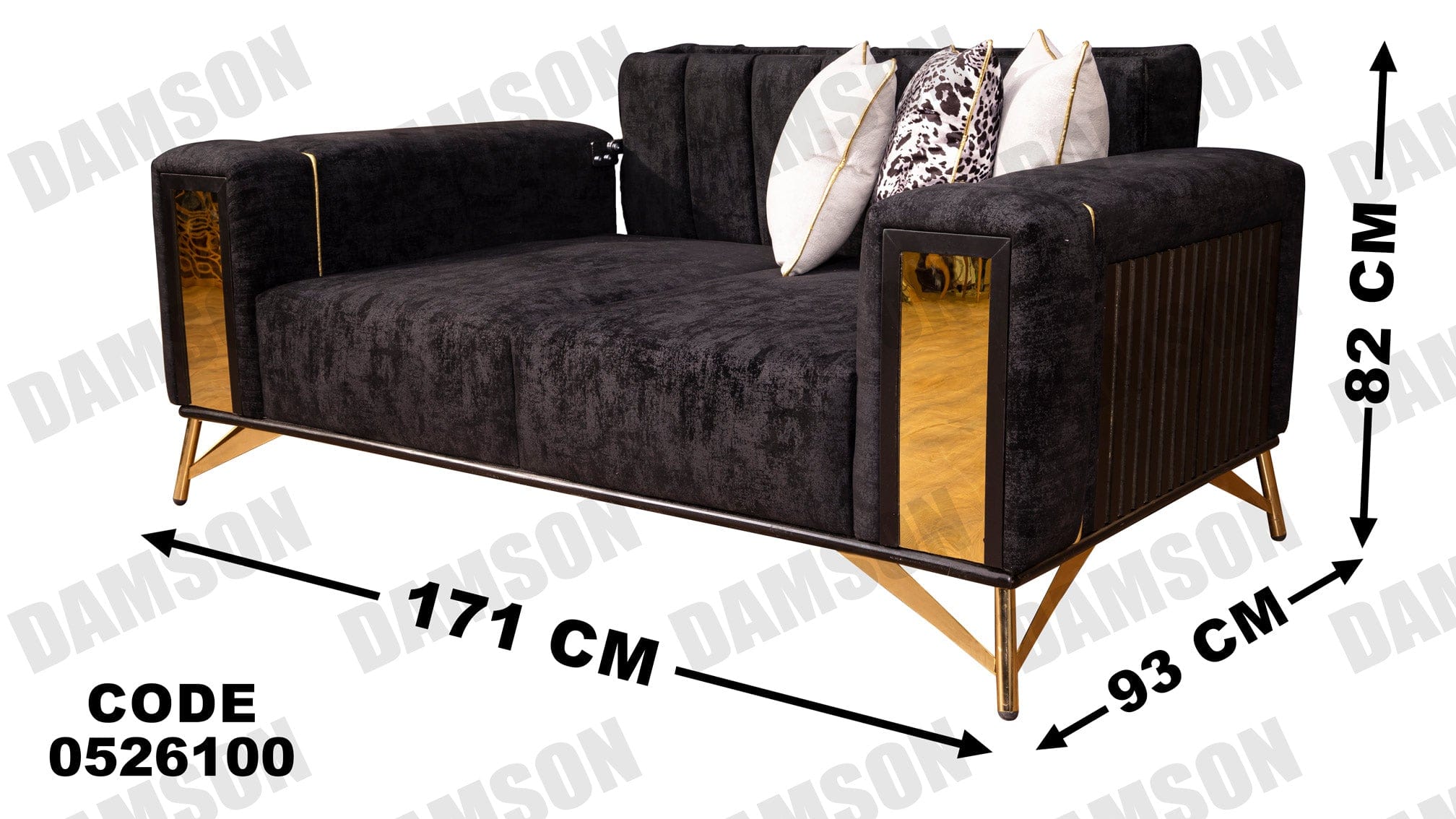 كنبة سرير 4-261 - Damson Furnitureكنبة سرير 4-261