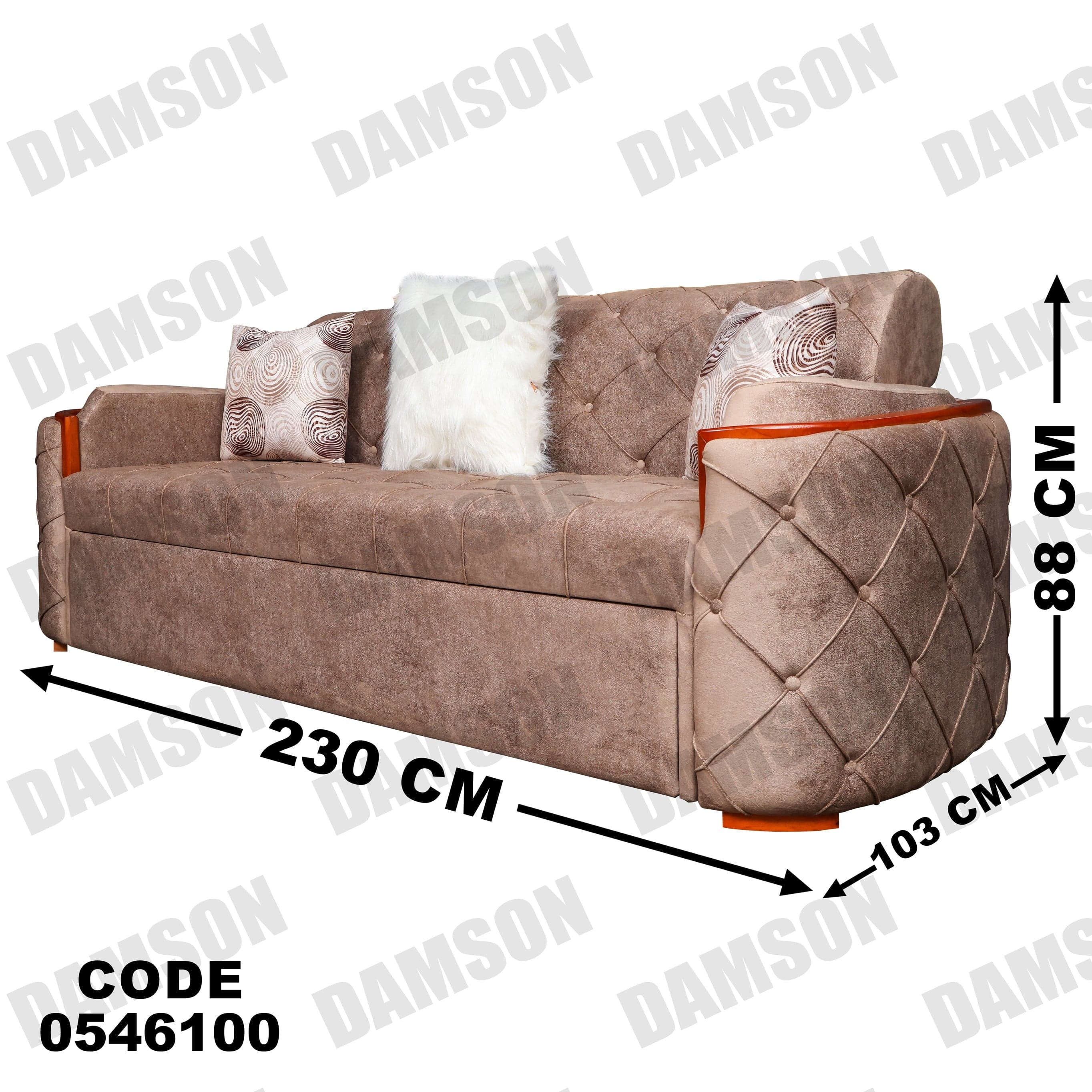 كنبة سرير 461 - Damson Furnitureكنبة سرير 461