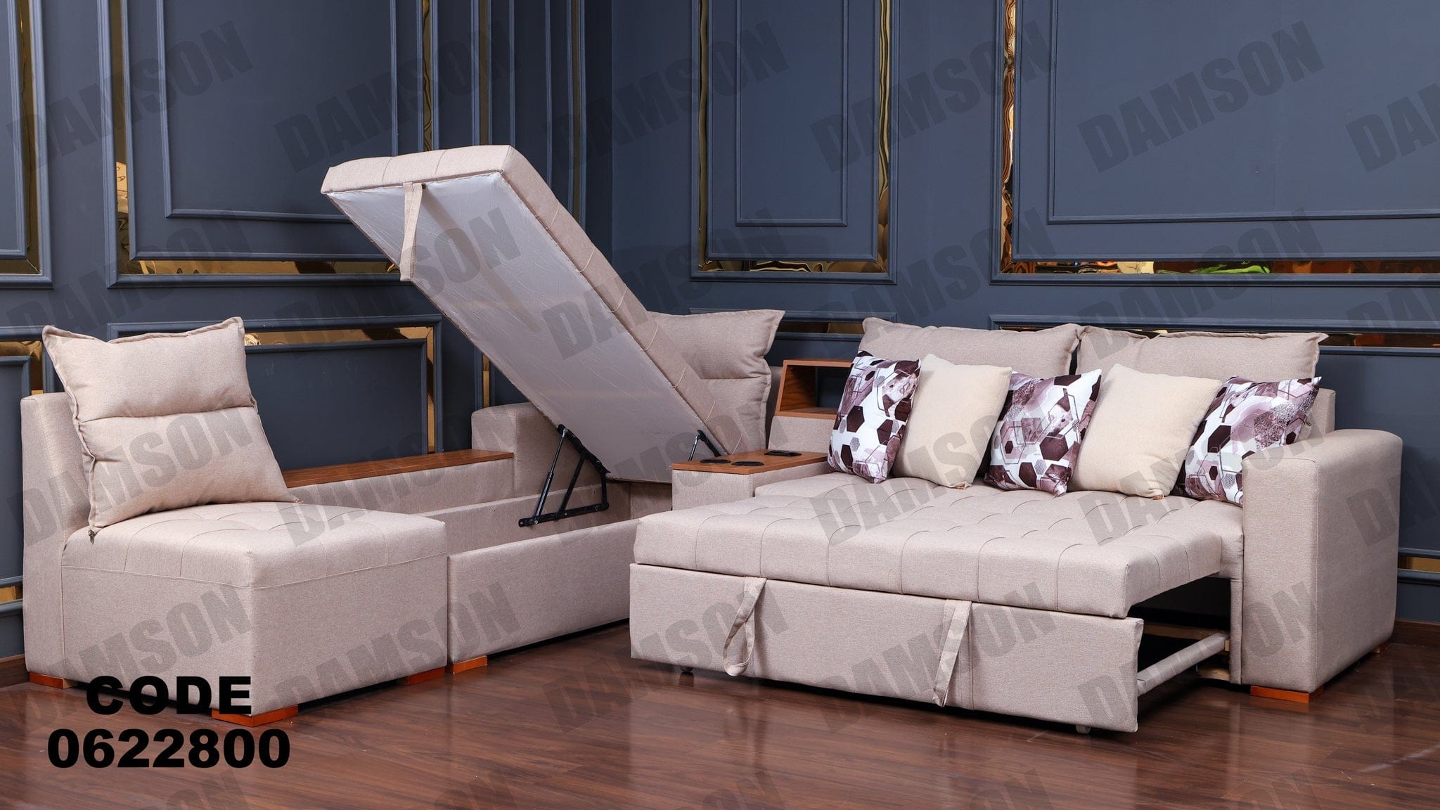 ركنة سرير وسحارة 228 - Damson Furnitureركنة سرير وسحارة 228