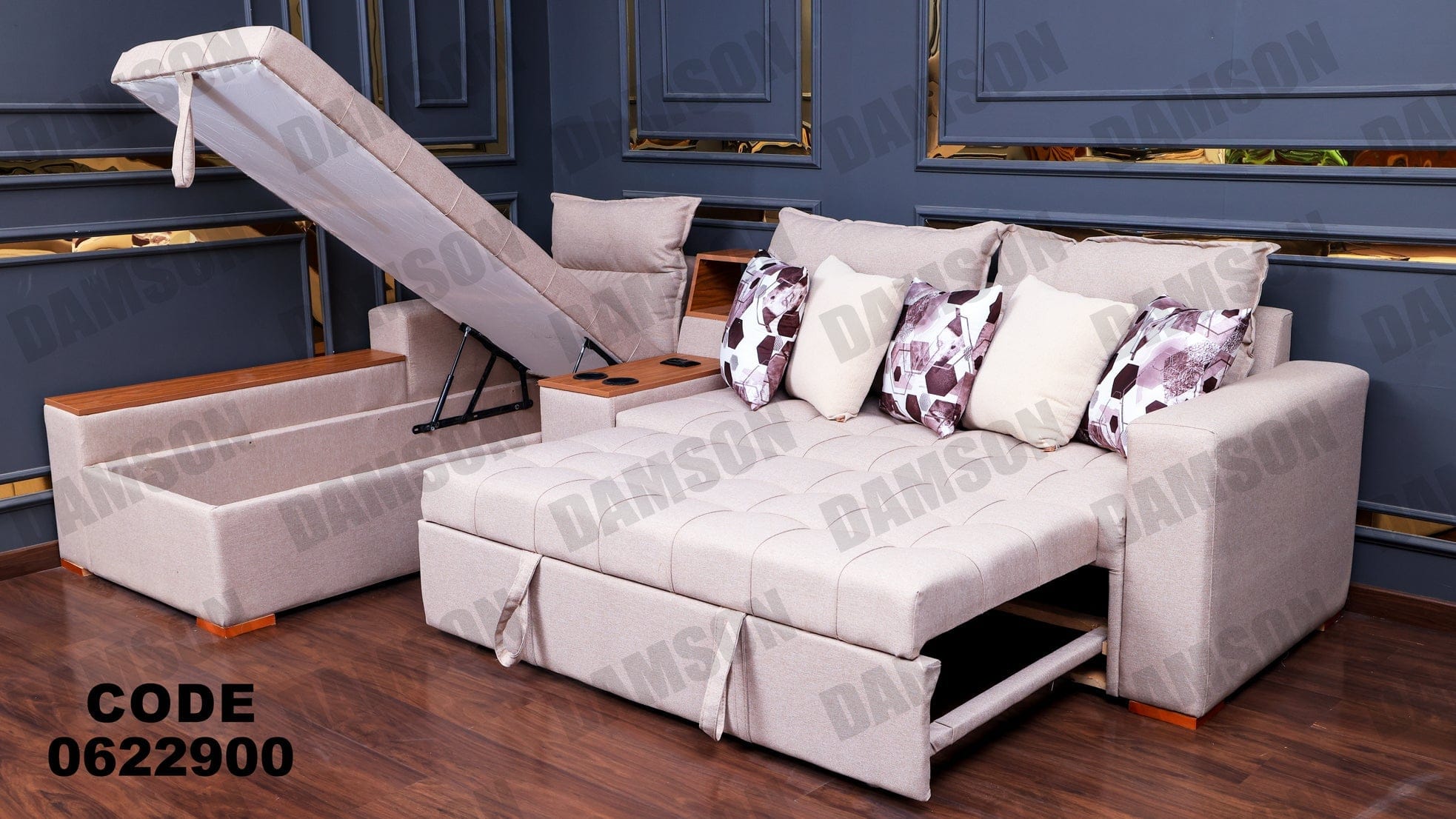 ركنة سرير وسحارة 229 - Damson Furnitureركنة سرير وسحارة 229
