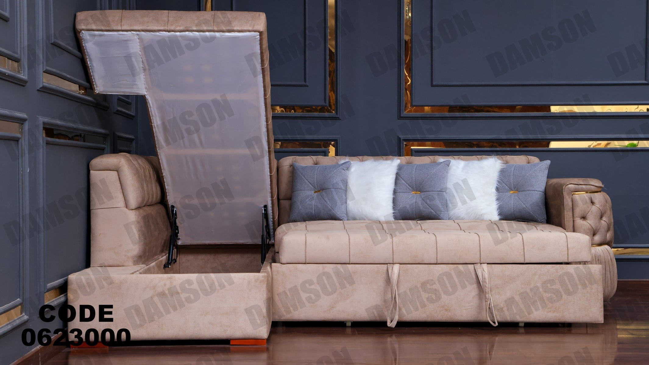 ركنة سرير وسحارة 230 - Damson Furnitureركنة سرير وسحارة 230