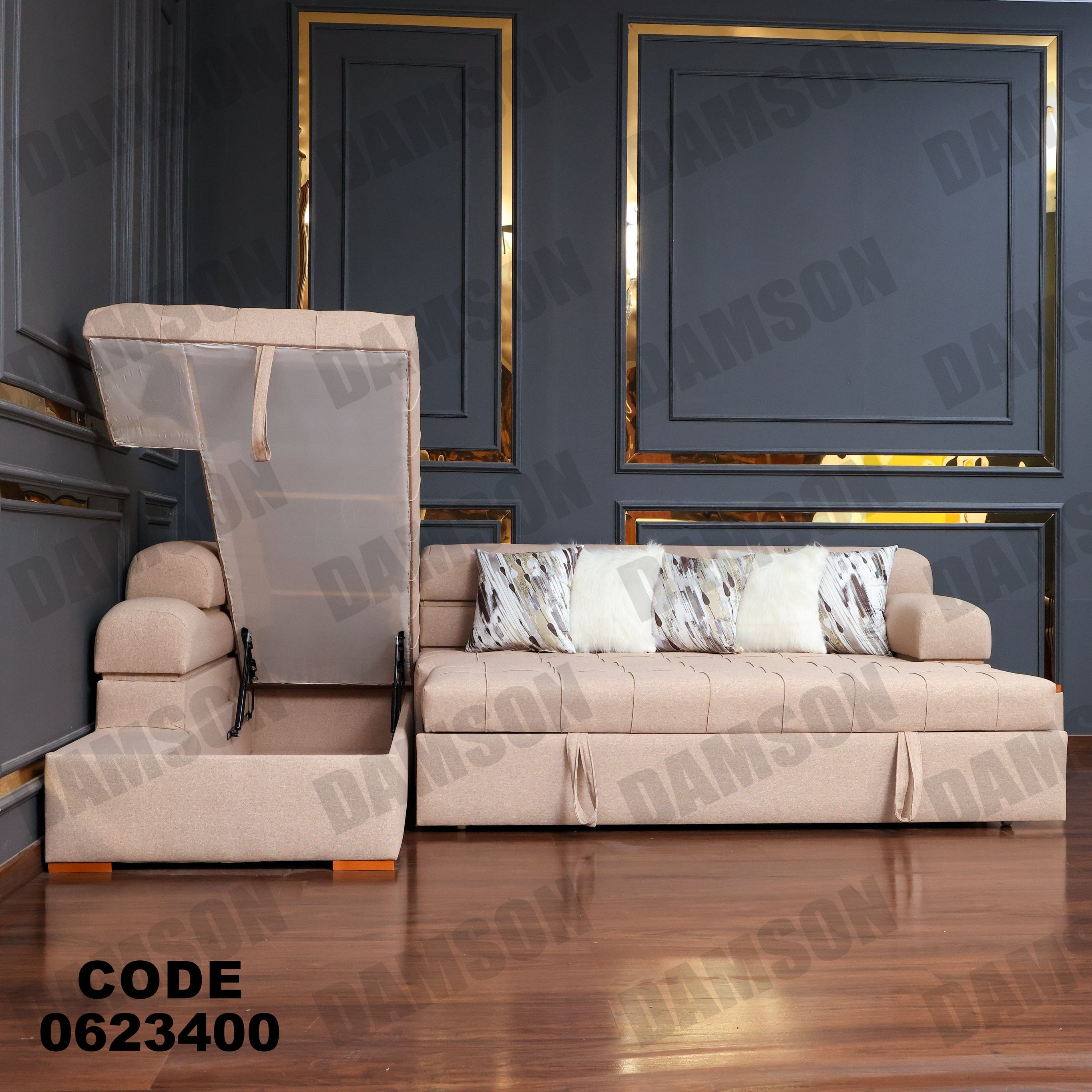 ركنة سرير وسحارة 234 - Damson Furnitureركنة سرير وسحارة 234