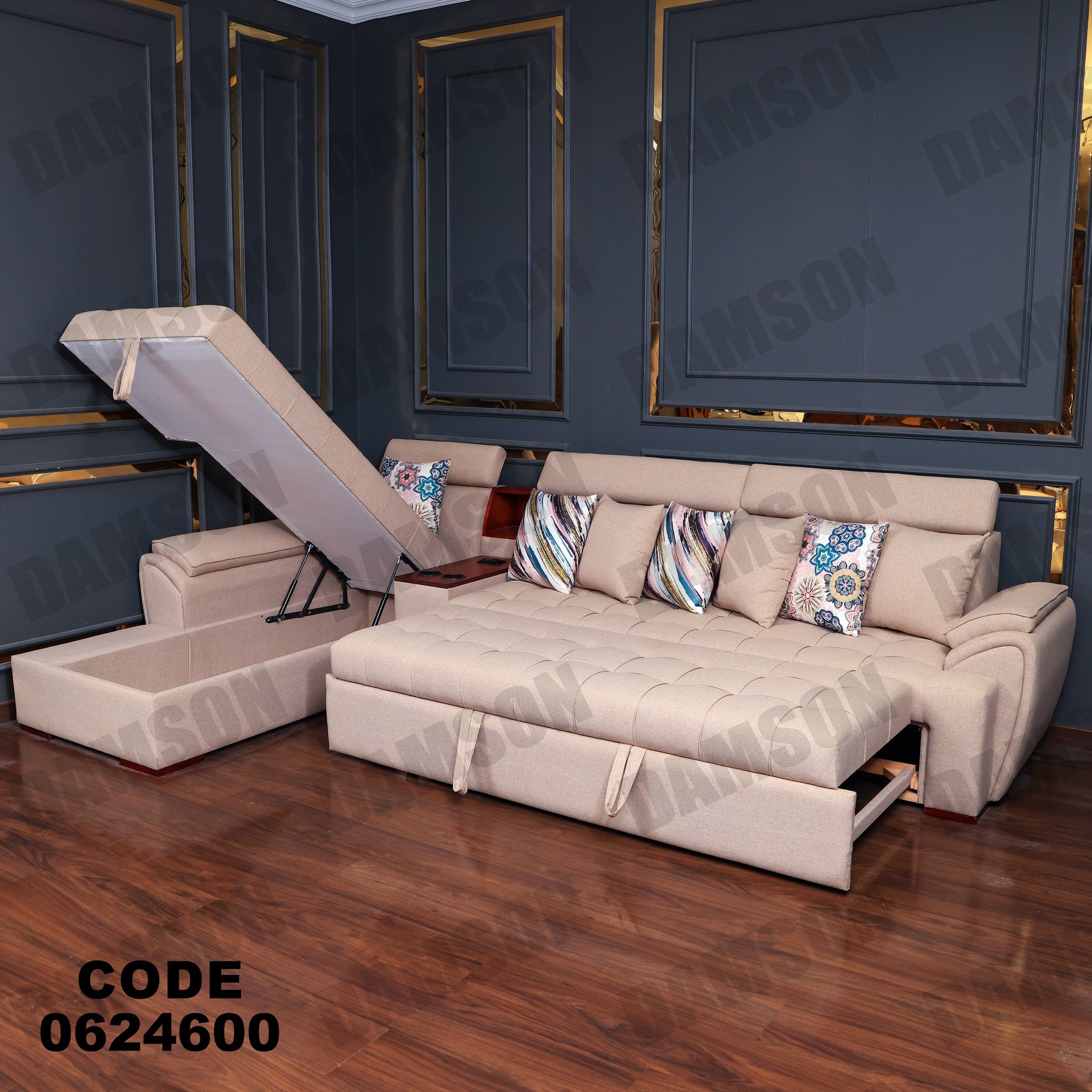 ركنة سرير وسحارة 246 - Damson Furnitureركنة سرير وسحارة 246