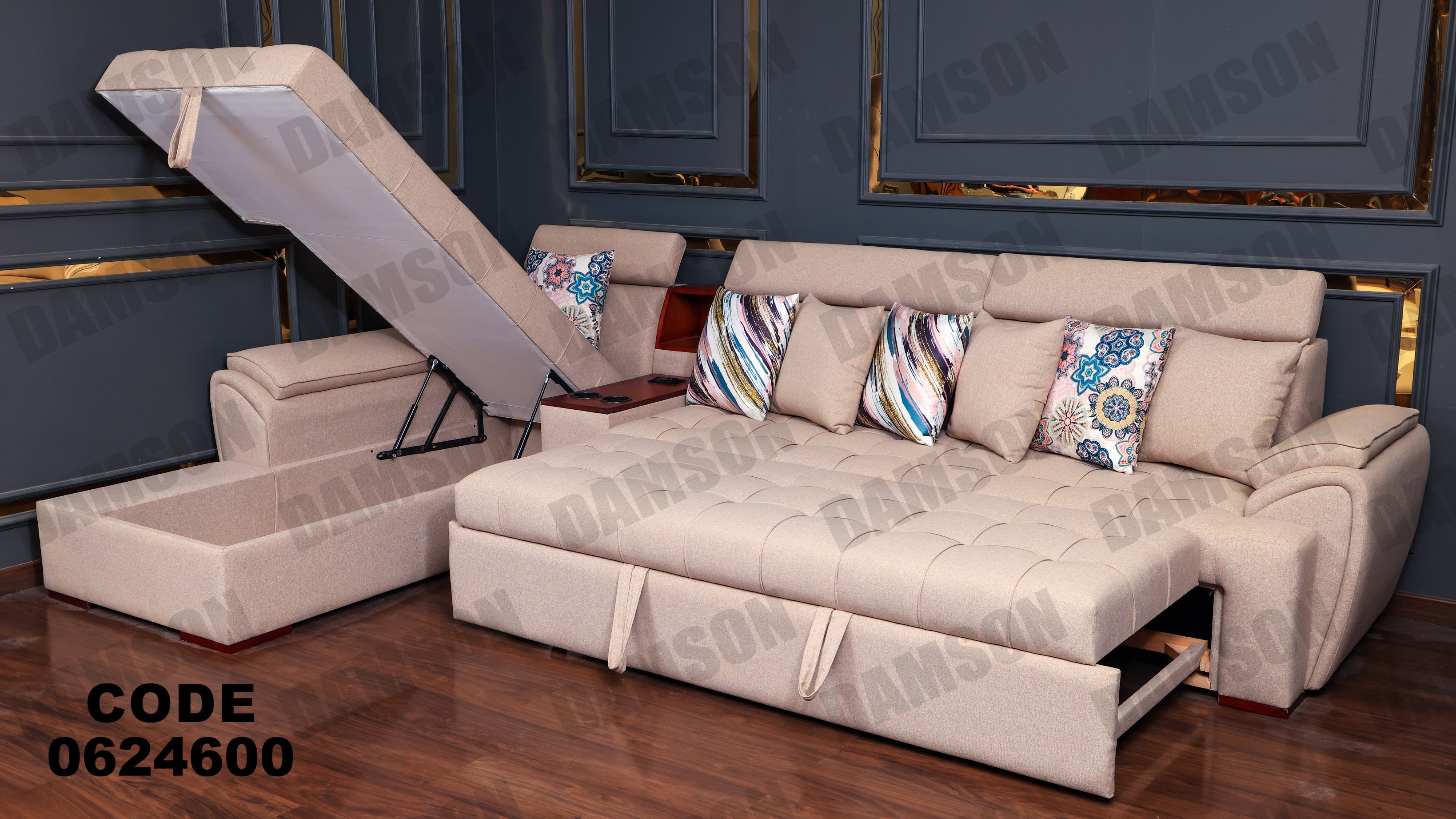 ركنة سرير وسحارة 246 - Damson Furnitureركنة سرير وسحارة 246