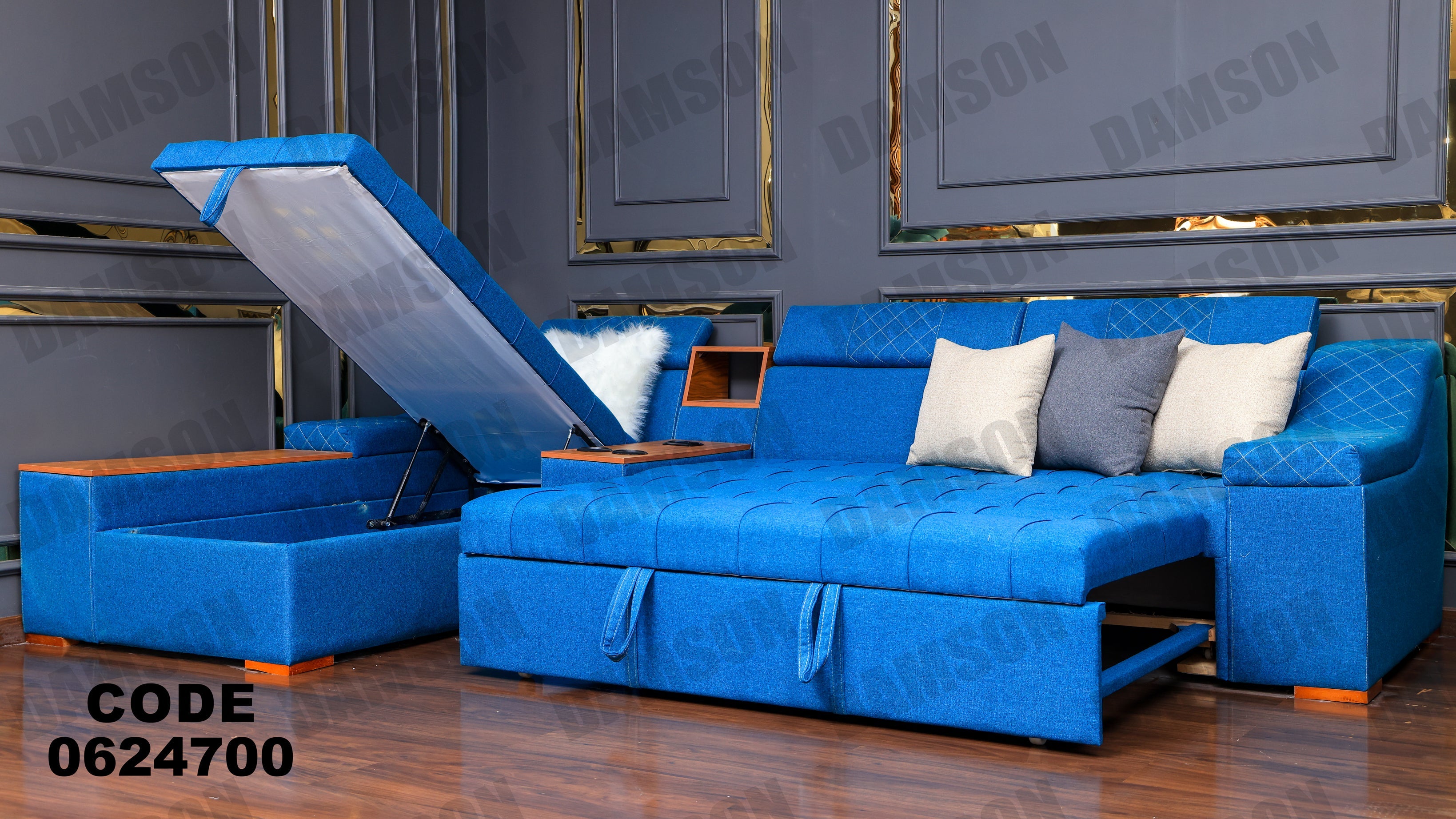 ركنة سرير وسحارة 247 - Damson Furnitureركنة سرير وسحارة 247