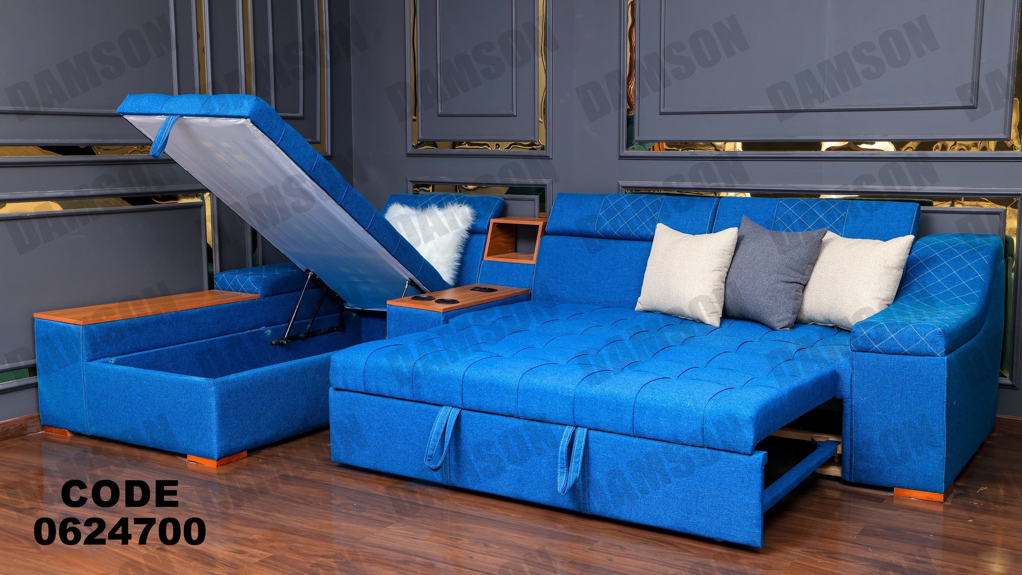 ركنة سرير وسحارة 247 - Damson Furnitureركنة سرير وسحارة 247