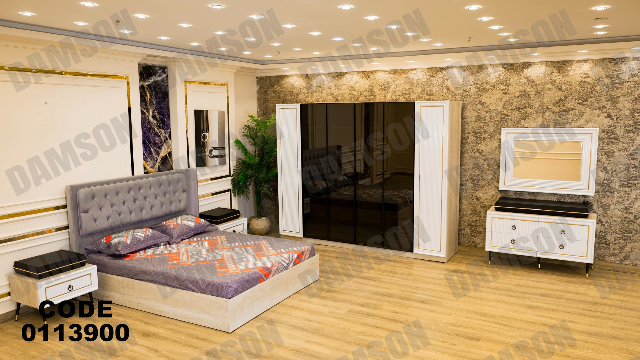 غرفة نوم ماستر 139 - Damson Furnitureغرفة نوم ماستر 139