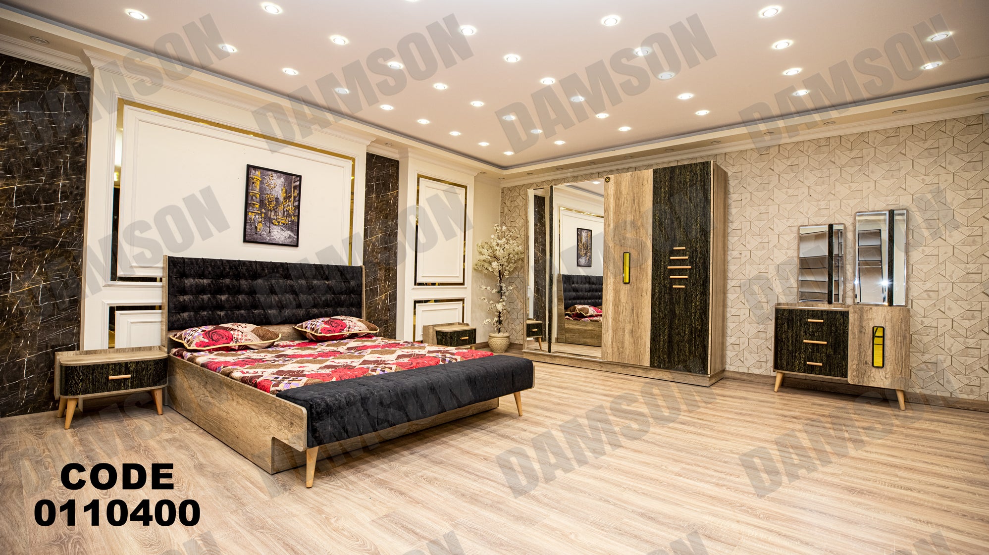 غرفة نوم ماستر 104 - Damson Furnitureغرفة نوم ماستر 104